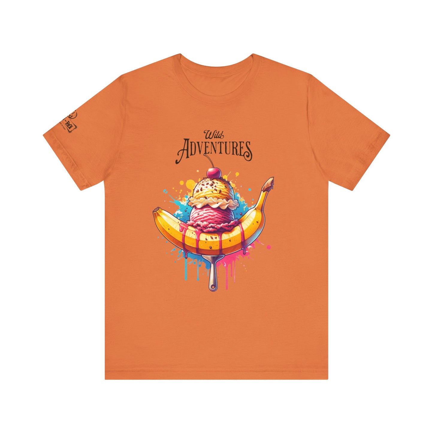 Fun Adventure Banana Split Tee, Ice Cream Lovers T-Shirt, Summer Vibes Shirt, Foodie Gift, Casual Unisex Tee