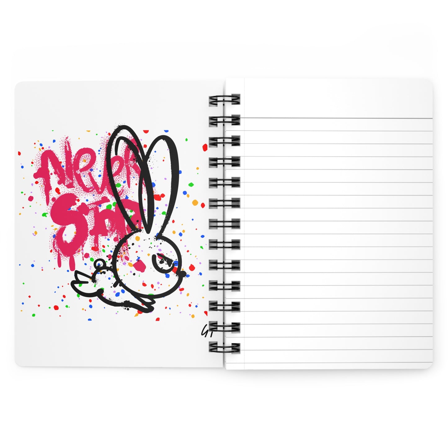 Urban Art Spiral Bound Journal Gothic Bear