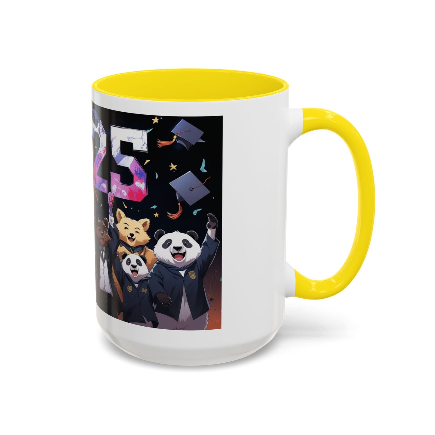 Anime Animals Graduation Celebration Coffee Mug, Funny Animal Graduation Mug, Custom Graduate Gift, Class of 2025 Mug, Unique Graduation Present