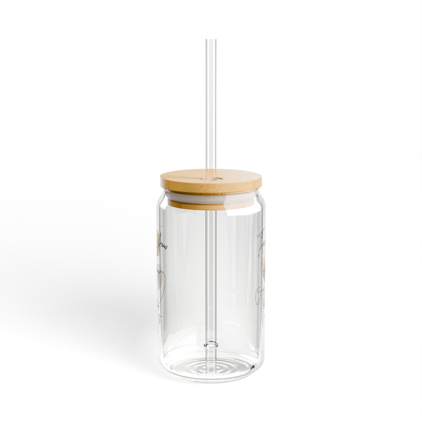 wedding thank you, 16oz | Eco-Friendly Drinking Jar | Perfect for Gifts, Weddings