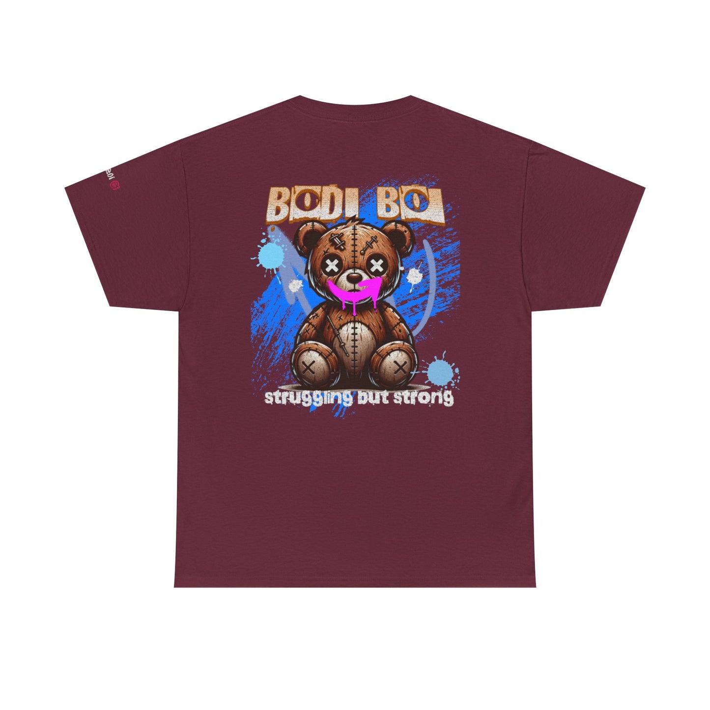 Unisex Heavy Cotton Tee with Playful Bear Design, Cute Graphic Tee for Everyday Wear, Fun Gift for Birthdays, Casual Fashion [...]