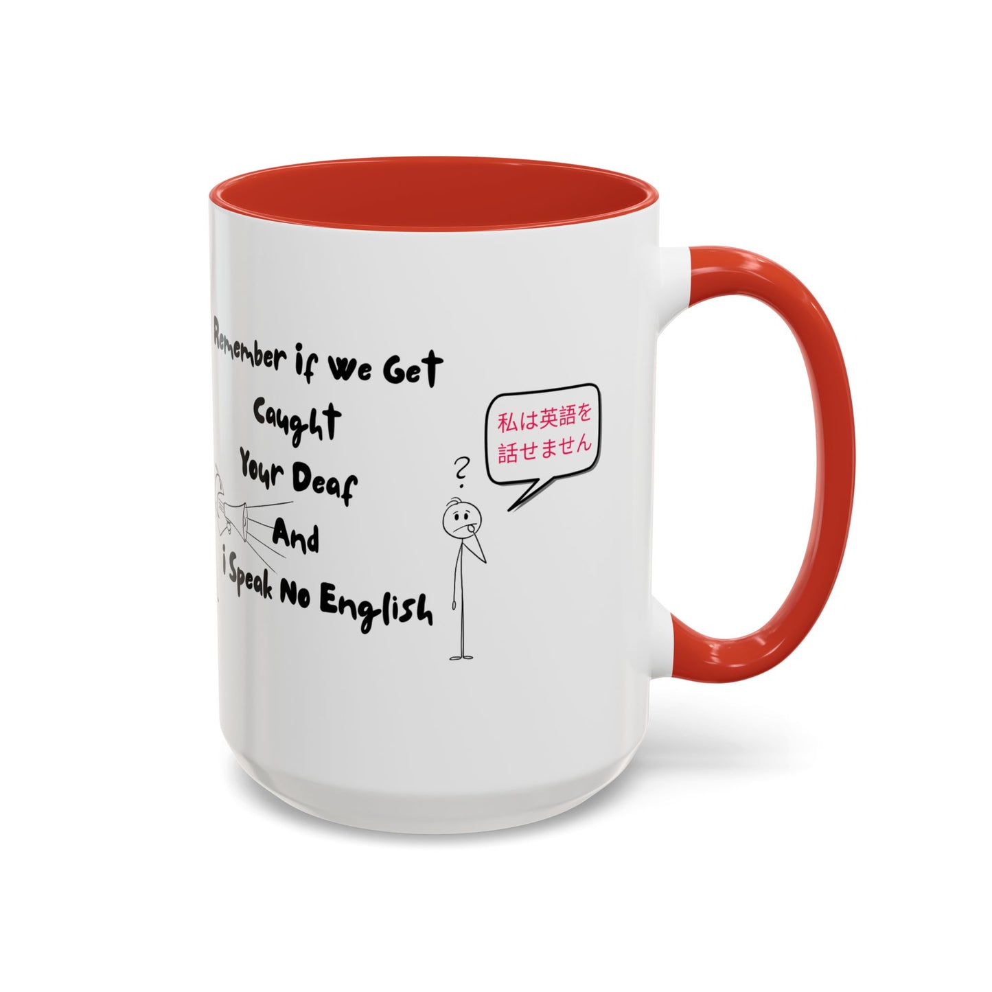 Humorous Accent Coffee Mug, Funny Gift for Language Lovers, Quirky Tea Mug, Cute Coffee Cup, Ideal for Friends, Family, or Students
