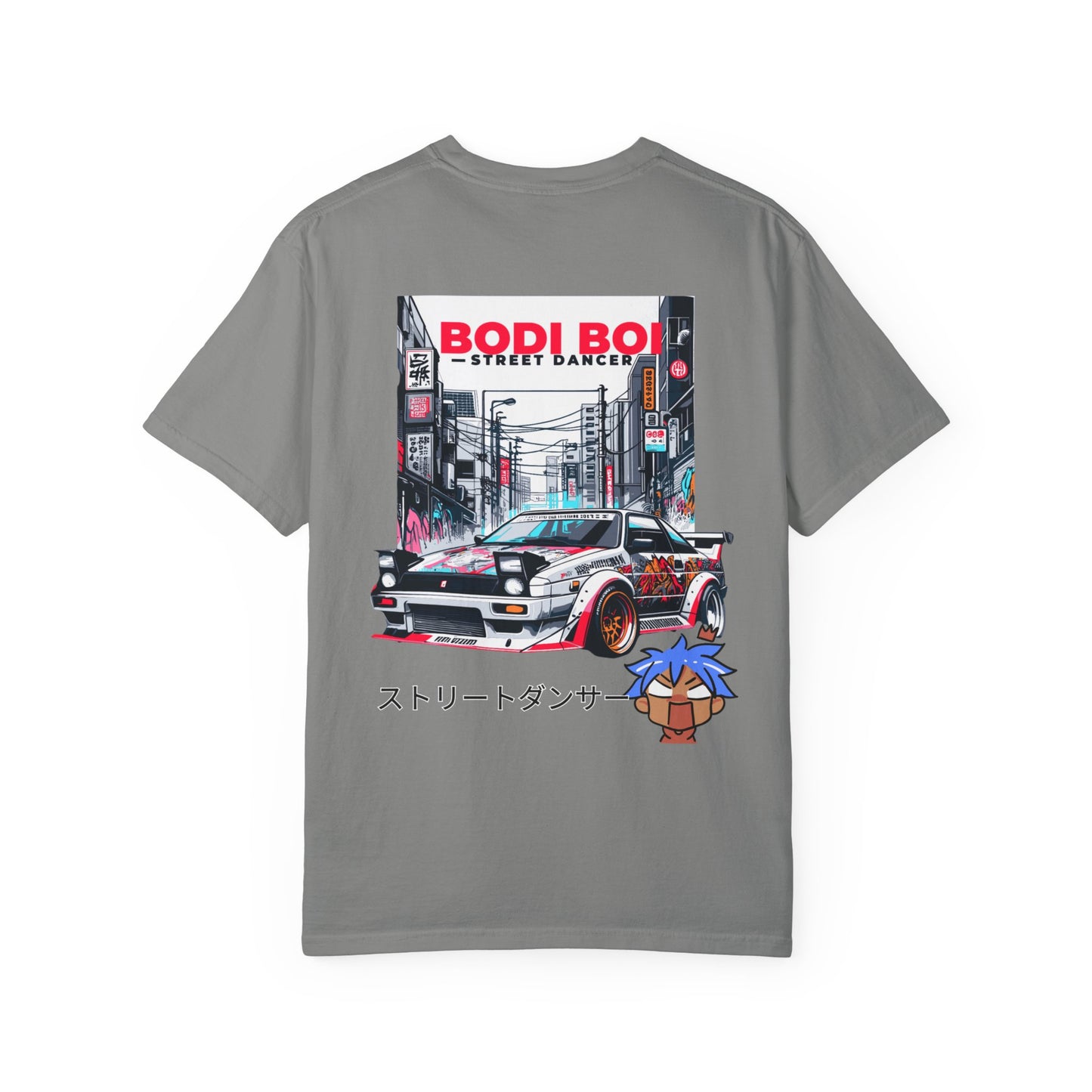 Bodi boi Street-Inspired Unisex T-Shirt for Dance and Car Enthusiasts