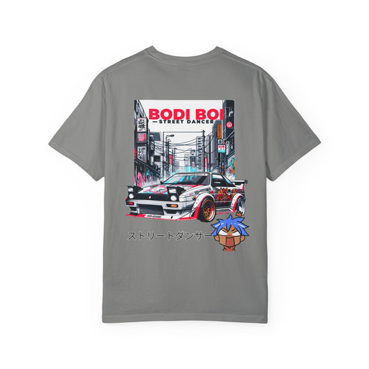 Bodi boi Street-Inspired Unisex T-Shirt for Dance and Car Enthusiasts