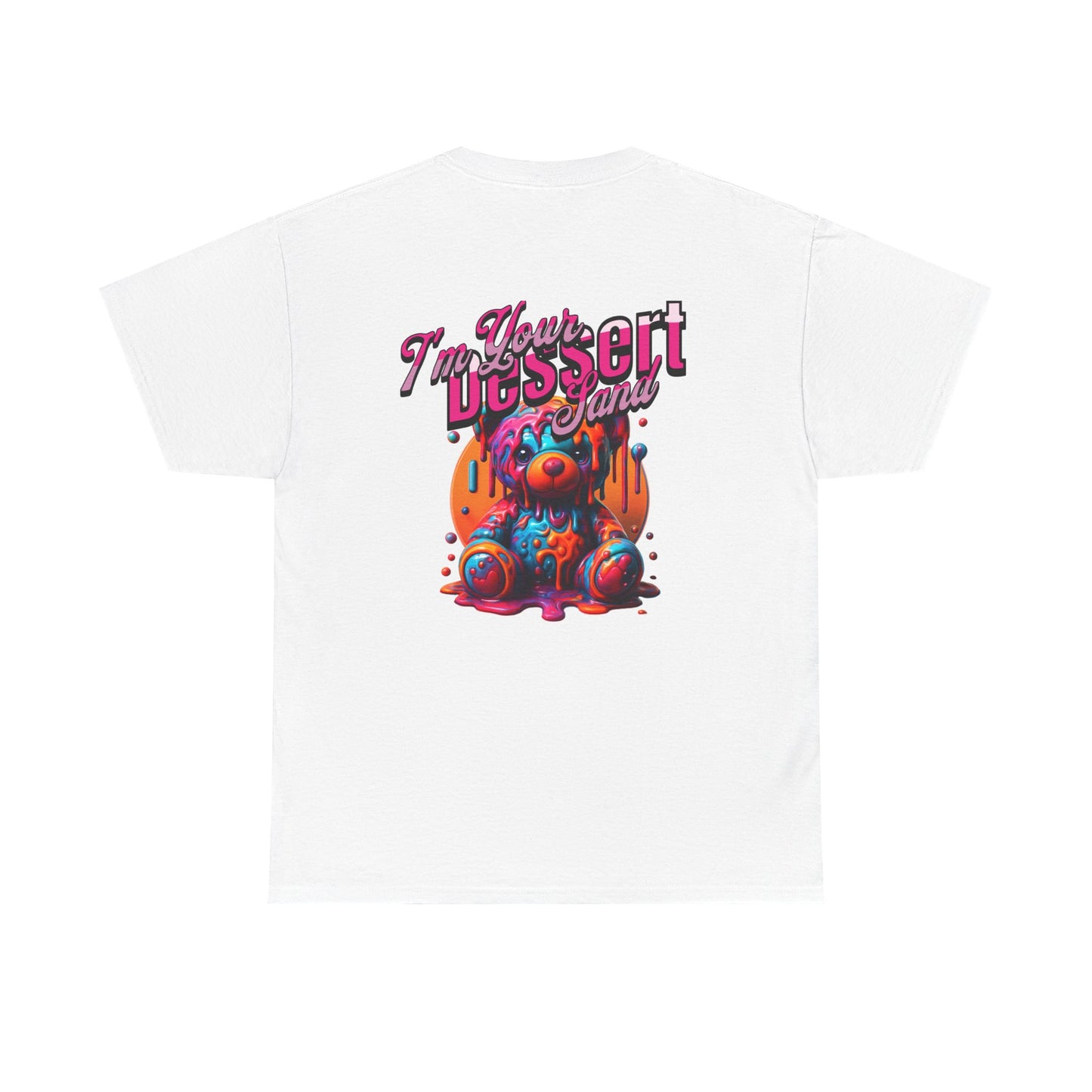 Whimsical Unisex Tee with Dessert Design, Fun Graphic Shirt for Parties, Casual Wear, Gift for Food Lovers, Cute Apparel