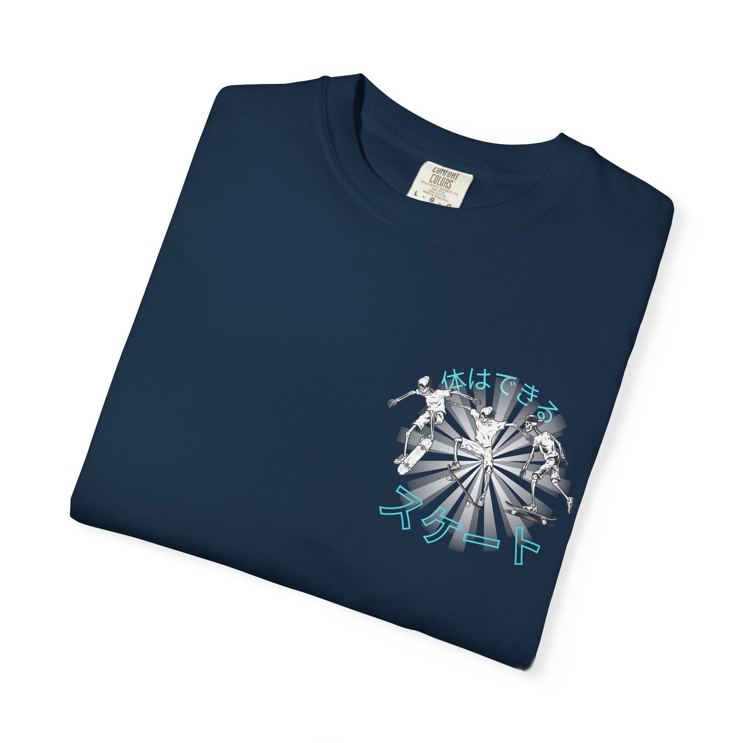 Japanese Skateboarding Design T-Shirt, Unisex Graphic Tee, Casual Streetwear, Gift for Skaters, Trendy Graphic T-Shirt, Funny Skate Shirt