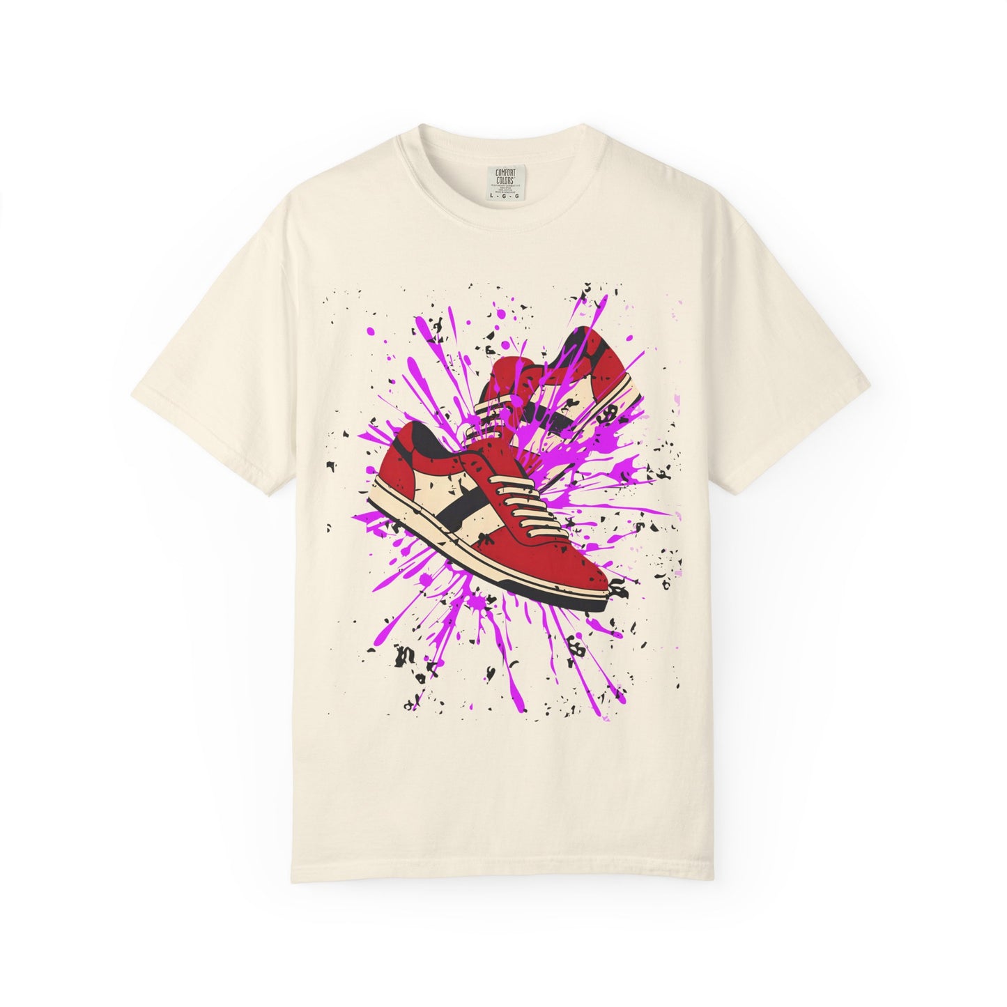 Sneaker Splash Unisex T-Shirt | Vibrant Graphic Tee | Streetwear Style | Perfect for Gift Giving | Hip-Hop Fashion | Casual Wear