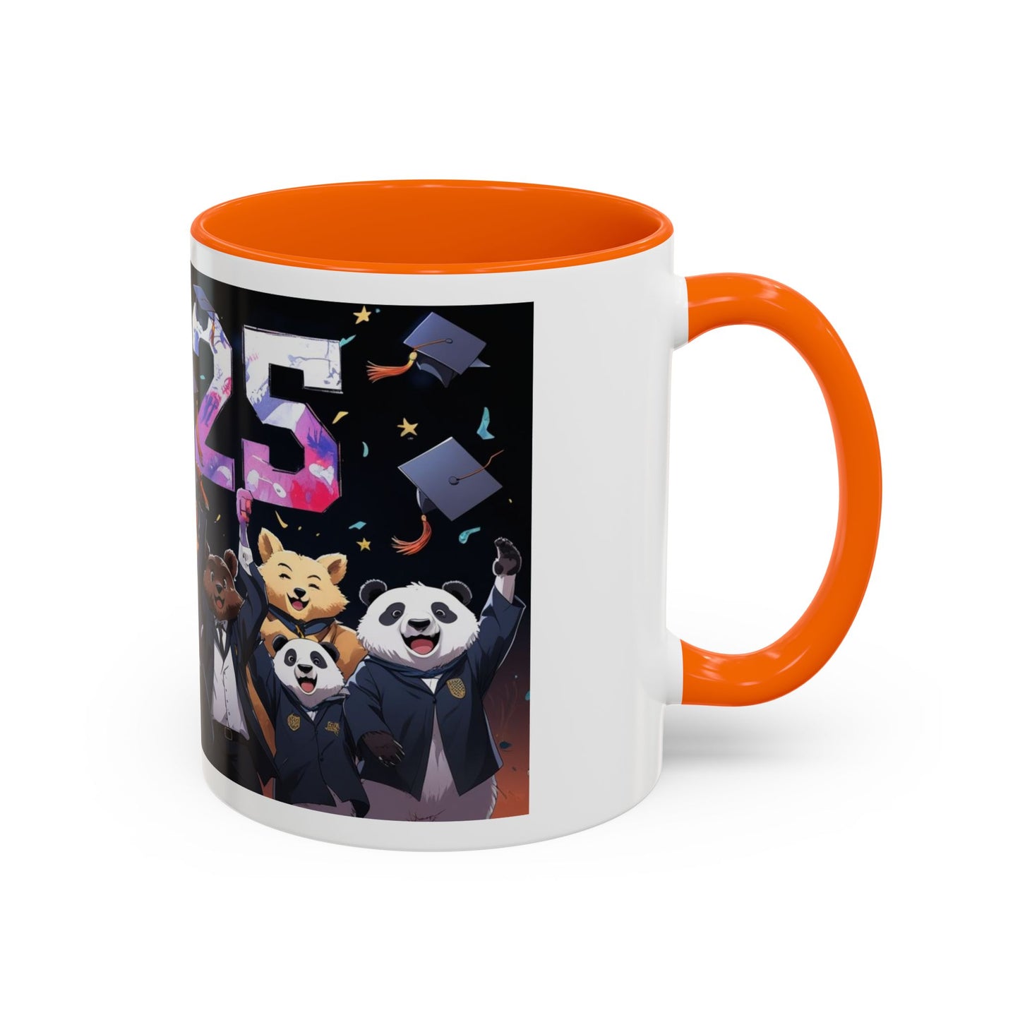 Anime Animals Graduation Celebration Coffee Mug, Funny Animal Graduation Mug, Custom Graduate Gift, Class of 2025 Mug, Unique Graduation Present