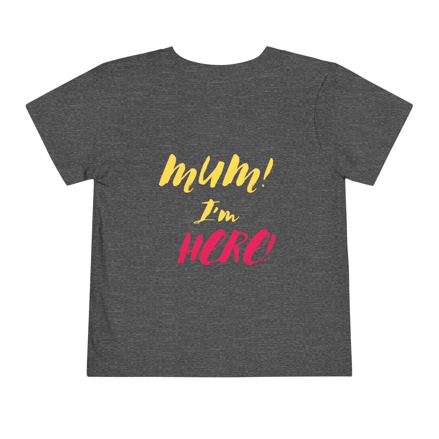 Toddler Short Sleeve Tee with Train and Mum slogans | Fun Kids T-Shirt for Playtime, Birthdays, Baby Showers, and Everyday Wear