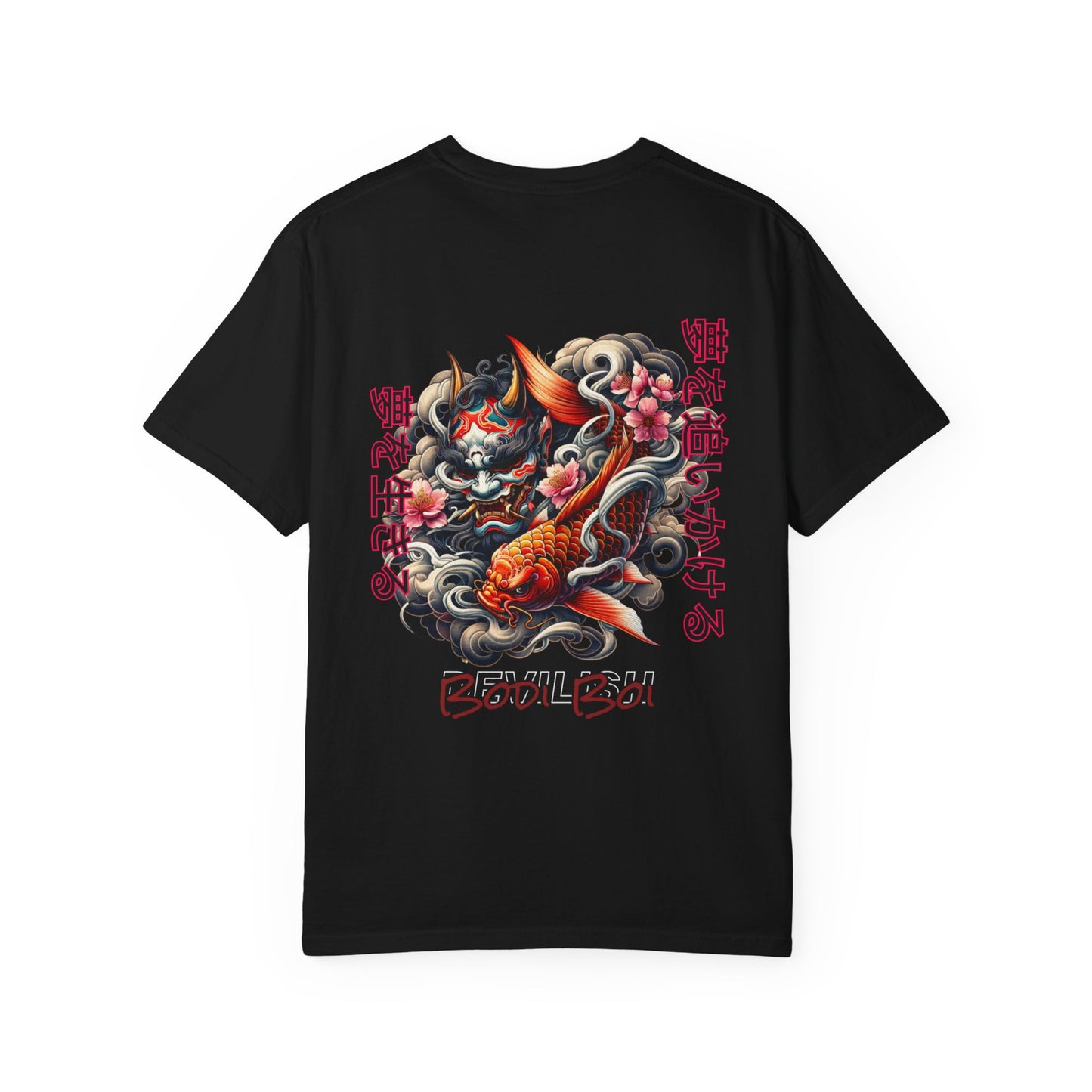 Trendy Unisex Graphic T-Shirt featuring Koi Fish Design, Casual Wear, Gift for Nature Lovers, Birthday Present, Summer Style