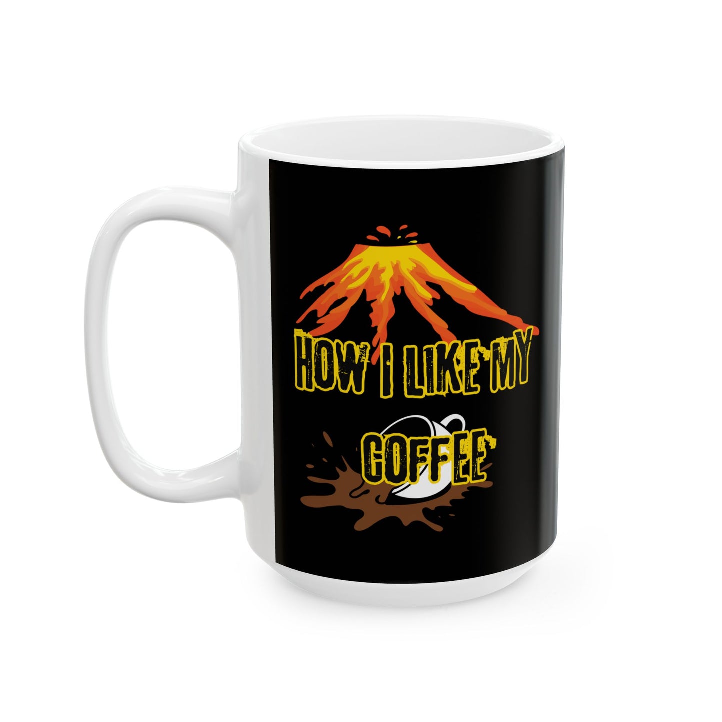 Coffee Lover's Ceramic Mug: Perfect Gift for Coffee Addicts, Birthday, Holiday, Customizable Drinkware, Funny Coffee Quote