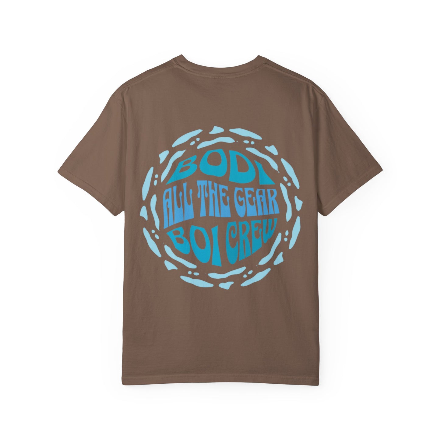 Bodi Gear Crew T-Shirt | Unisex Casual Graphic Tee for Outdoor Adventures, Gift for Him, Retro Style, Summer Vibe, Relaxed Fit