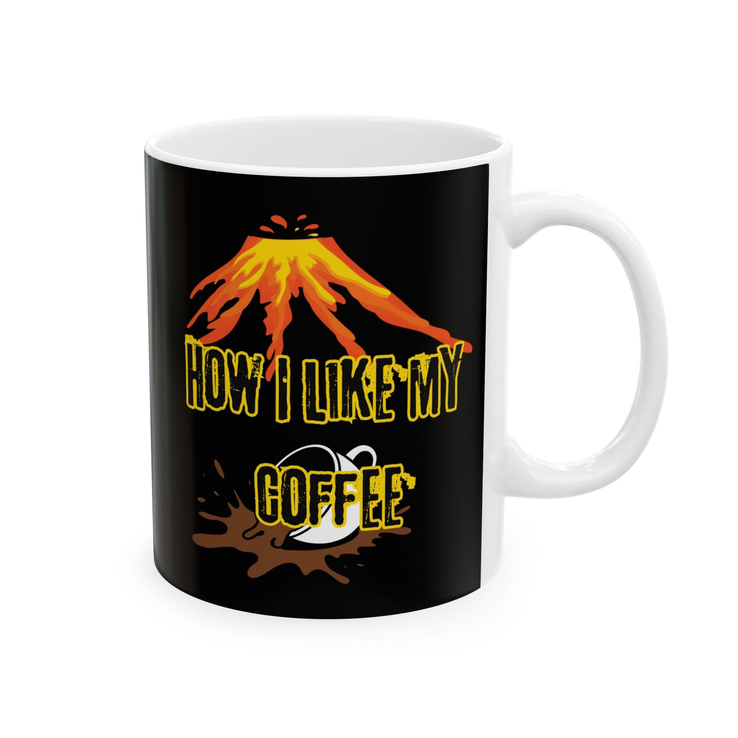 Coffee Lover's Ceramic Mug: Perfect Gift for Coffee Addicts, Birthday, Holiday, Customizable Drinkware, Funny Coffee Quote