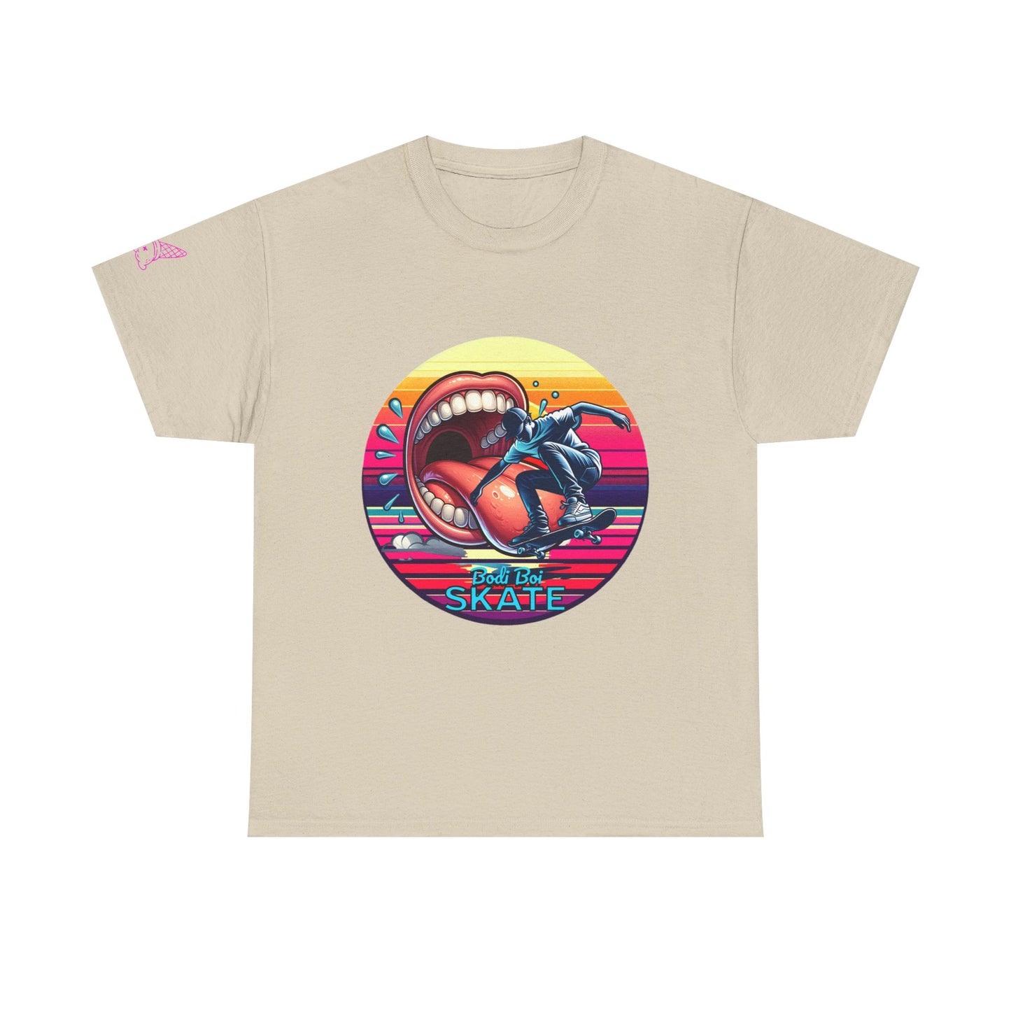 Retro Skate Graphic Tee, Fun Streetwear, Unisex Cotton Shirt for Skaters, Gift for Skate Lovers, Men's and Women's Tee