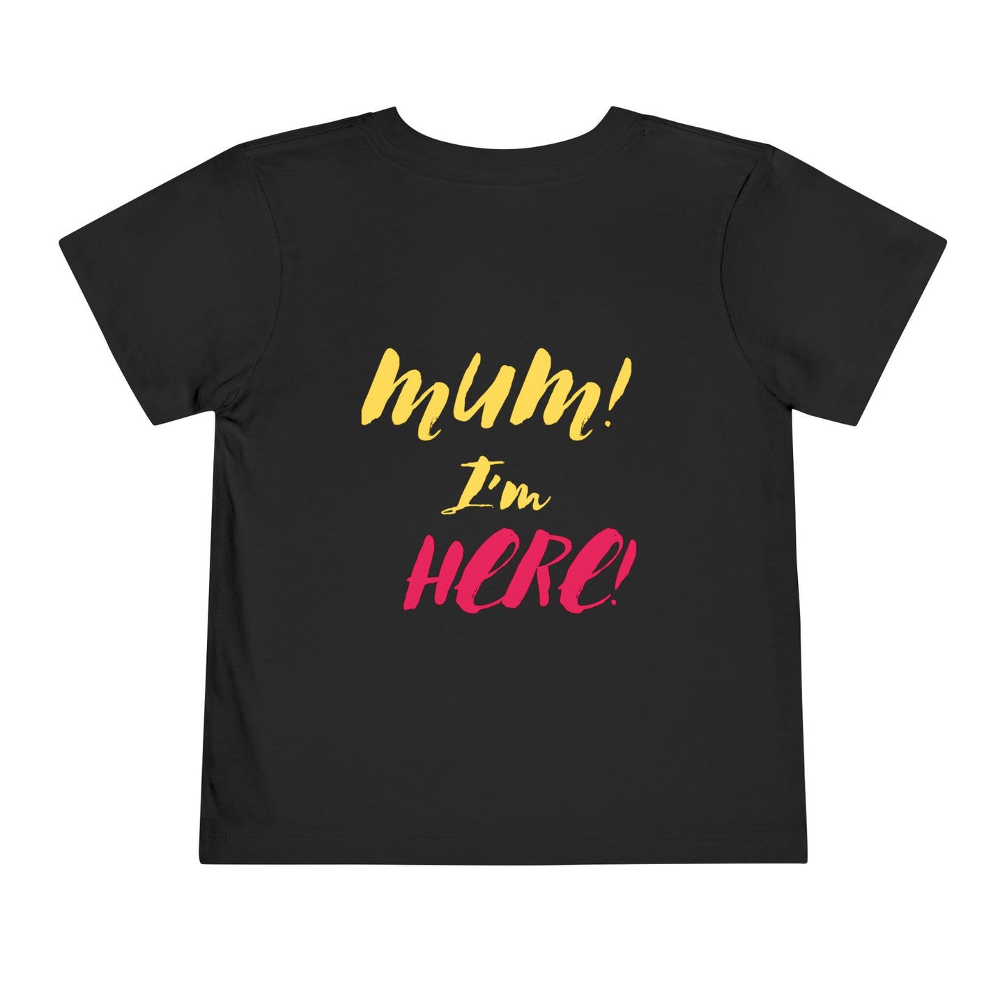 Toddler mum I'm here  Short Sleeve Tee - Cute Ice Cream and Playful 'Mum! I'm Here!' Design, Summer Outfits, Birthday Gift, Kids Clothing, Baby [...]