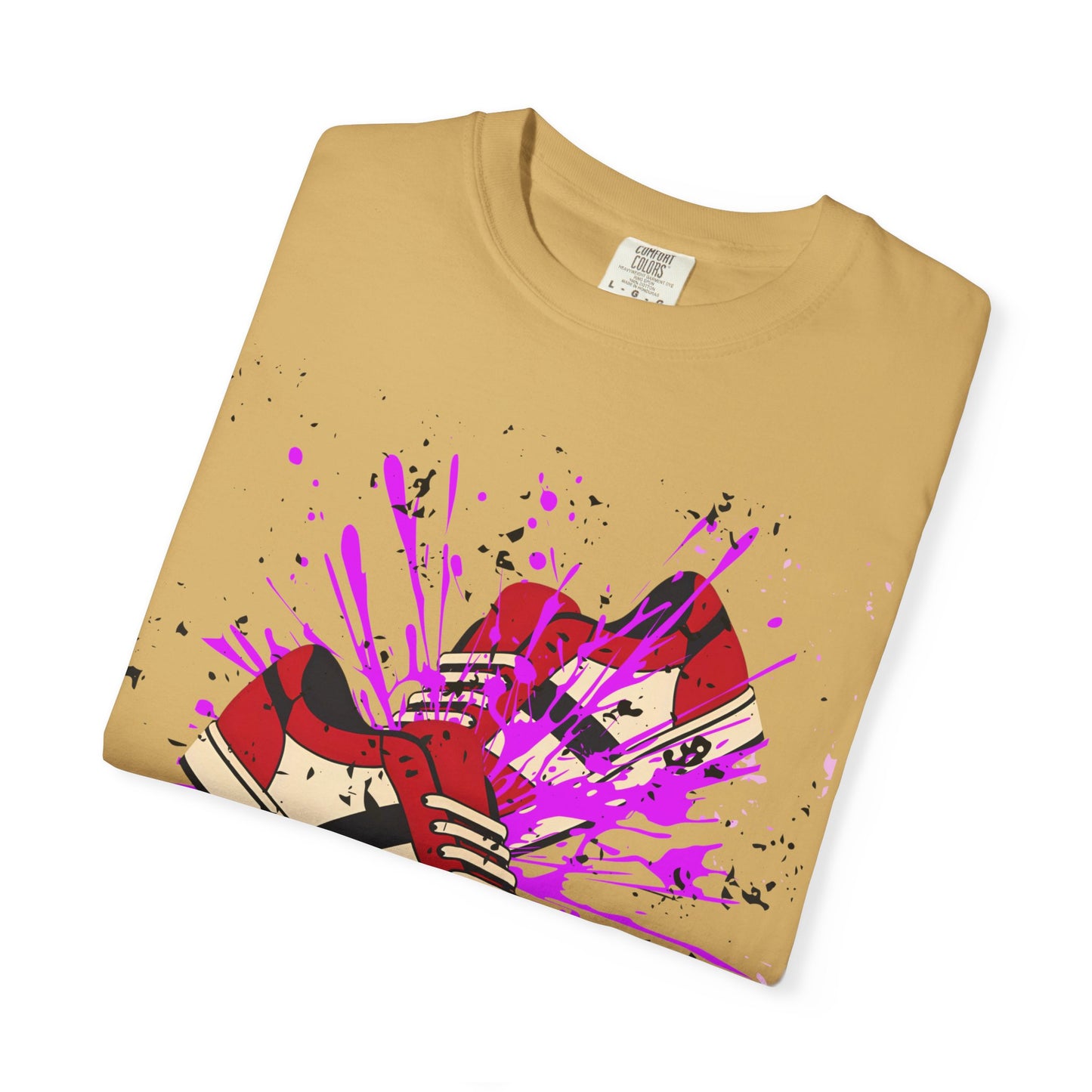 Sneaker Splash Unisex T-Shirt | Vibrant Graphic Tee | Streetwear Style | Perfect for Gift Giving | Hip-Hop Fashion | Casual Wear