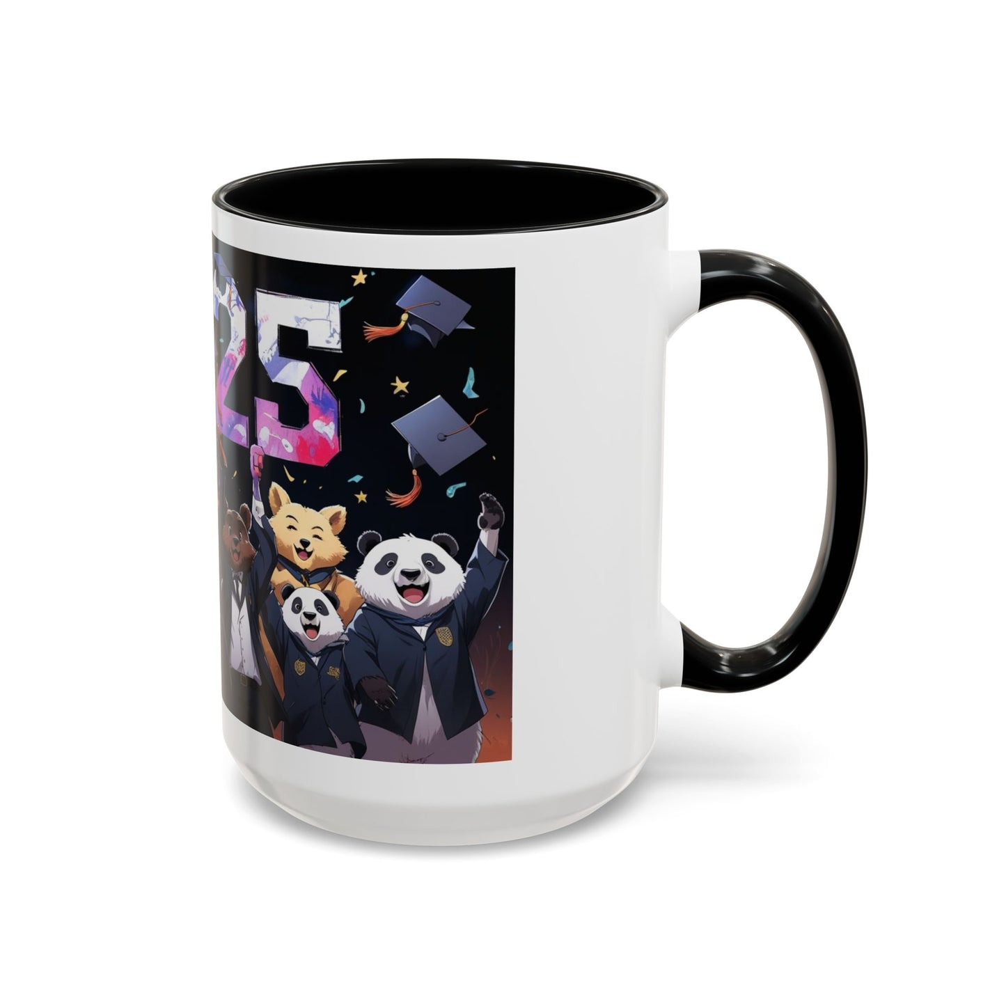 Anime Animals Graduation Celebration Coffee Mug, Funny Animal Graduation Mug, Custom Graduate Gift, Class of 2025 Mug, Unique Graduation Present