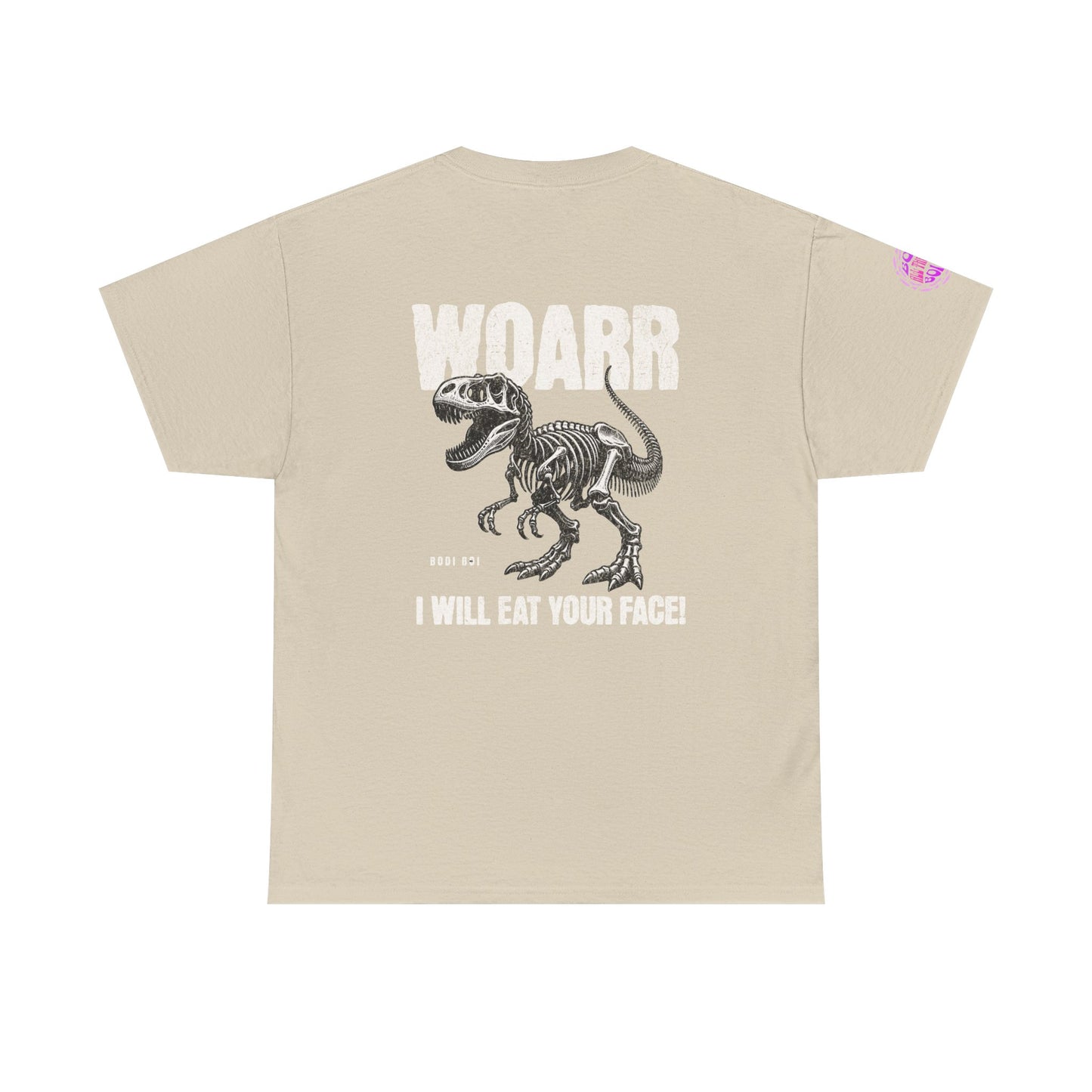 Cool Unisex Heavy Cotton Tee - Dinosaur Graphic Tee, Perfect Gift for Kids and Adults, Funny Tee for Birthdays, Halloween, Casual Wear