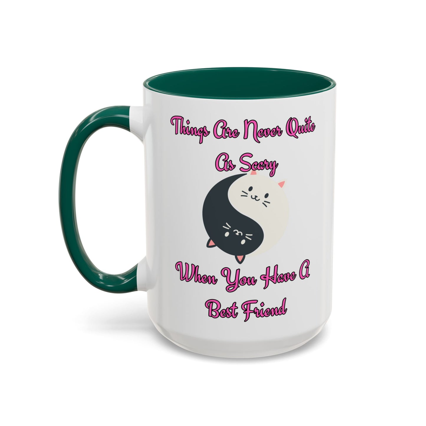 Cute Best Friend Coffee Mug | Colorful Ceramic Mug for Friendship | Gift for Besties, Birthdays, Friendship Day, Cute Mug