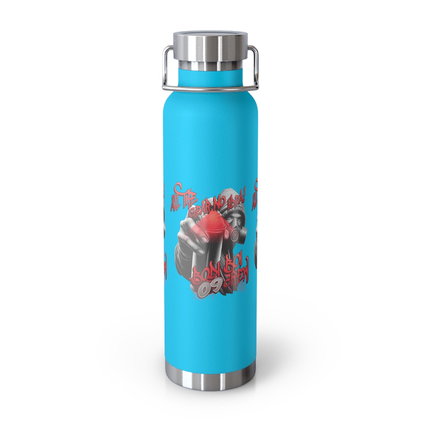 Stylish Insulated Water Bottle with Motivational Design, 22oz, Fitness Hydration, Gym Gear, Eco-Friendly Gift, Inspirational Water Bottle