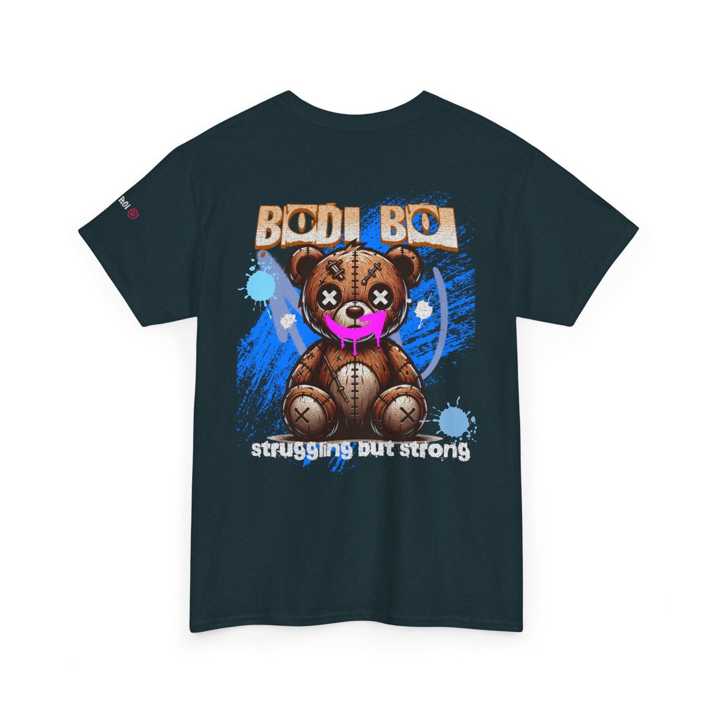 Unisex Heavy Cotton Tee with Playful Bear Design, Cute Graphic Tee for Everyday Wear, Fun Gift for Birthdays, Casual Fashion [...]
