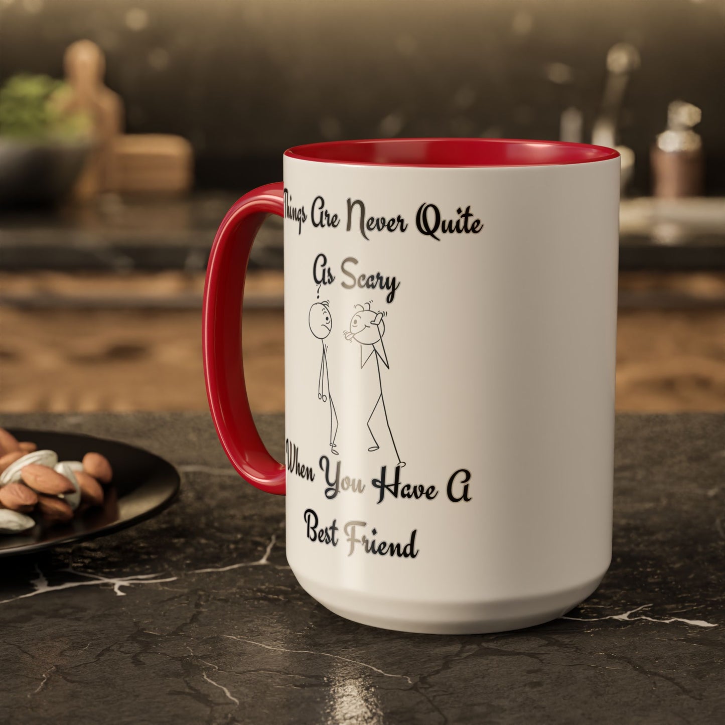 Best Friend Quote Mug, Friendship Gift, Coffee Cup, Motivational Mug, Funny Present for Friends
