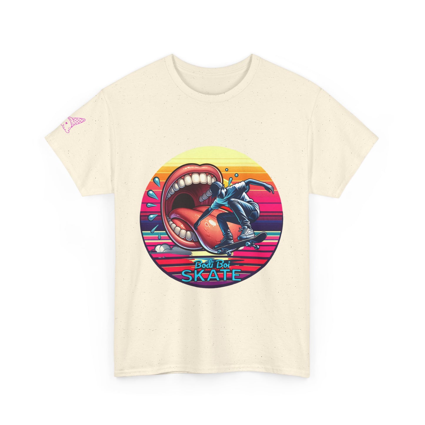 Retro Skate Graphic Tee, Fun Streetwear, Unisex Cotton Shirt for Skaters, Gift for Skate Lovers, Men's and Women's Tee