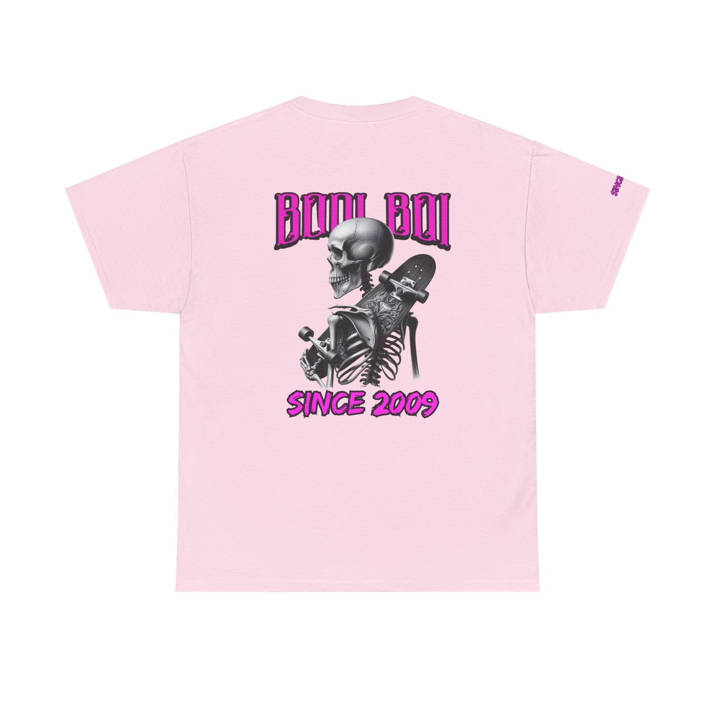 Boo Boi Graphic Tee - Unisex Heavy Cotton Shirt for Halloween, Casual Wear, Costume Parties, Spooky Vibes, Vintage Style, Skeleton Theme