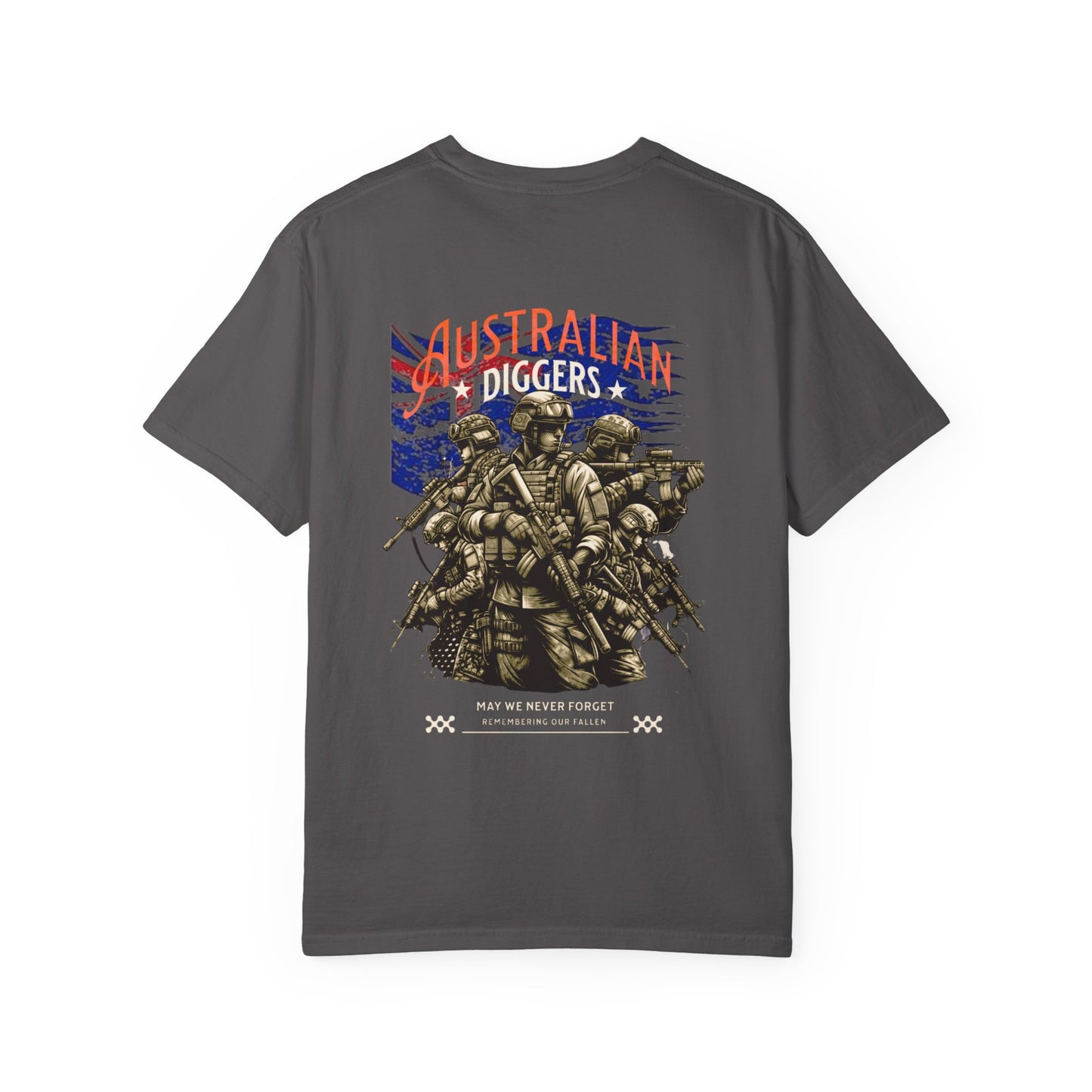 Unisex Garment-Dyed T-Shirt | Australian Diggers Tribute Tee, Military Remembrance Shirt, Heritage Apparel, Veterans Day Gift, Casual [...]