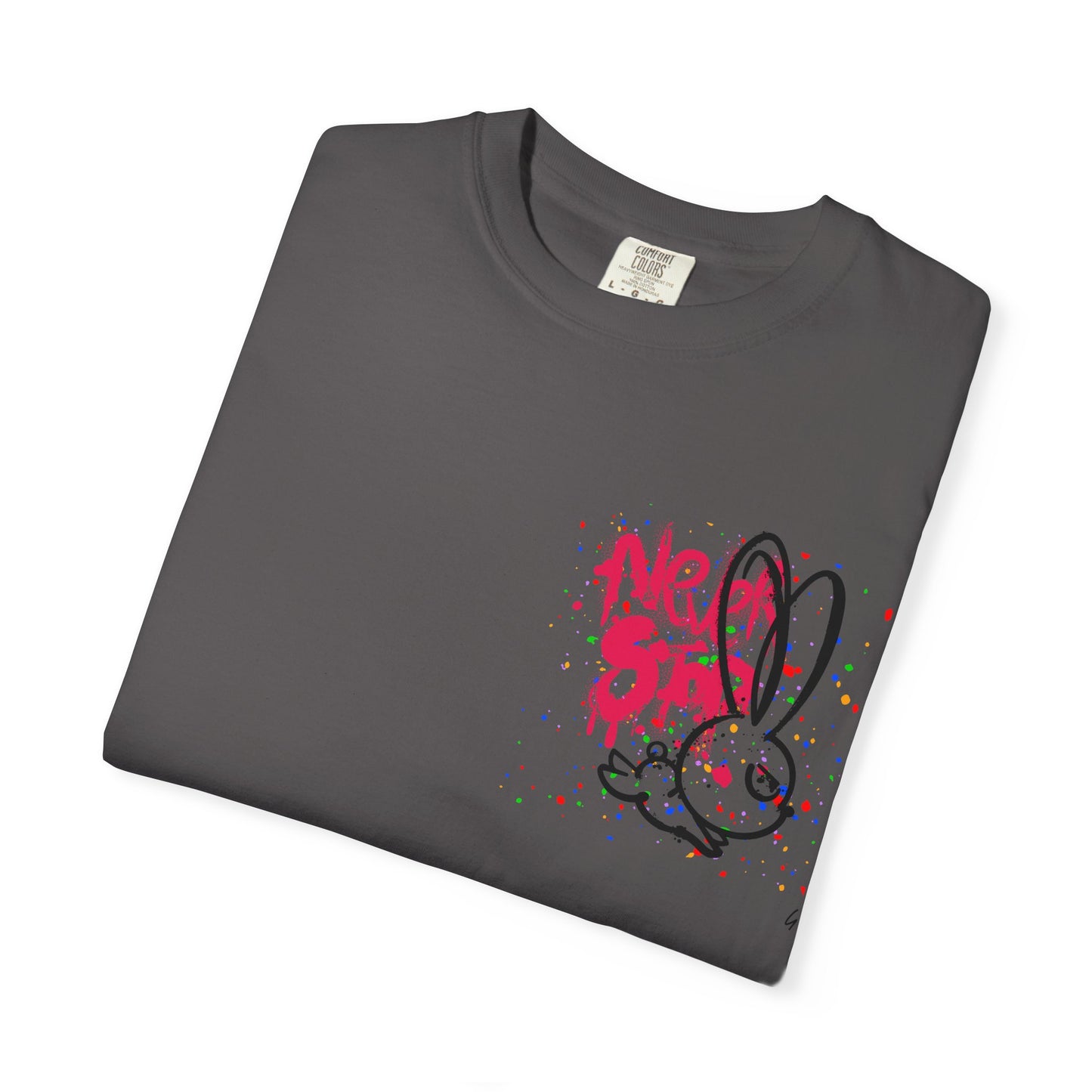 Whimsical Graphic Tee for Fun-Loving Souls, Cute Bunny & Bear Design, Unisex T-Shirt, Casual Wear, Gift for Kids & Teens