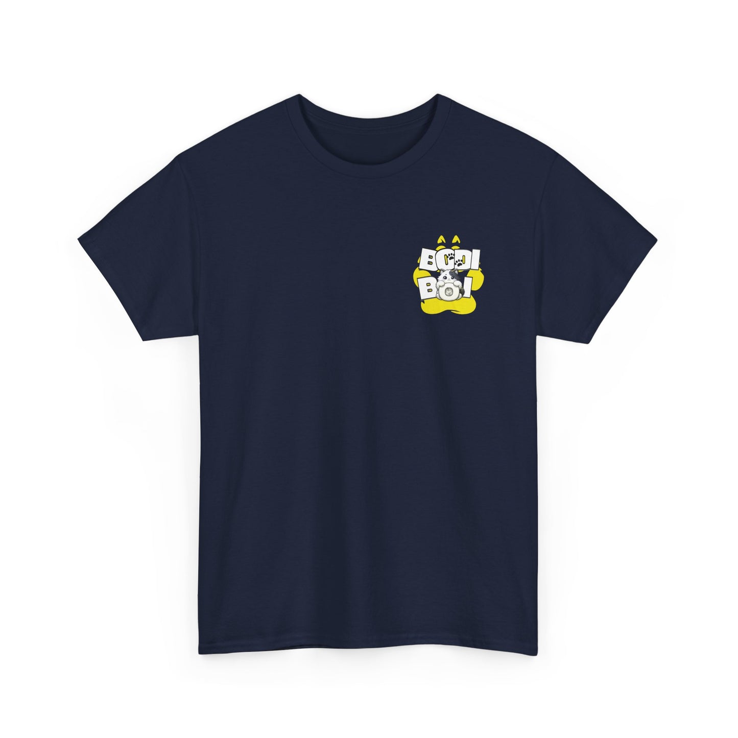 Boo Boi Unisex Heavy Cotton Tee | Cute Animal Graphic Shirt, Casual Wear, Gift for Pet Lovers, Fun T-Shirt, Unique Design
