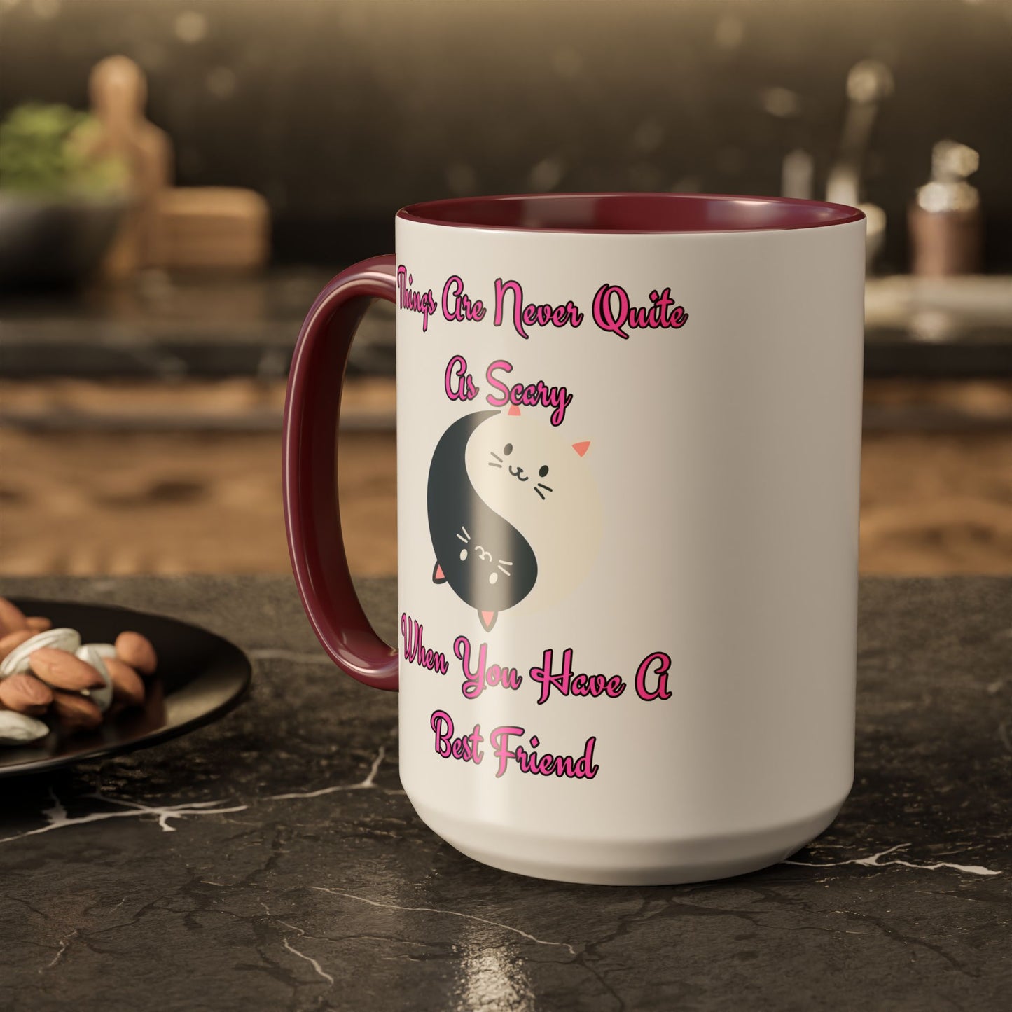 Cute Best Friend Coffee Mug | Colorful Ceramic Mug for Friendship | Gift for Besties, Birthdays, Friendship Day, Cute Mug