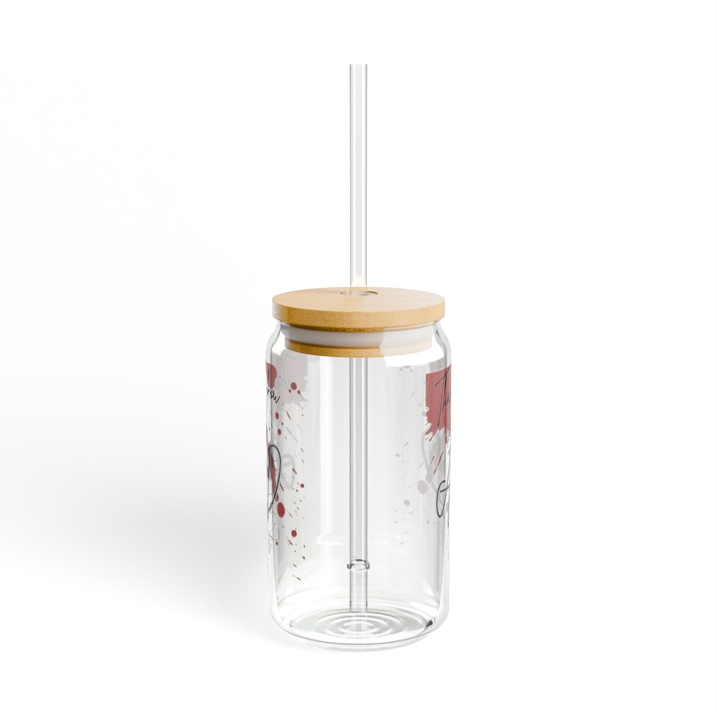 Elegant Sipper Glass, 16oz | Perfect for Parties, Gifts, Home Decor, Unique Drinkware, Thank You Favors