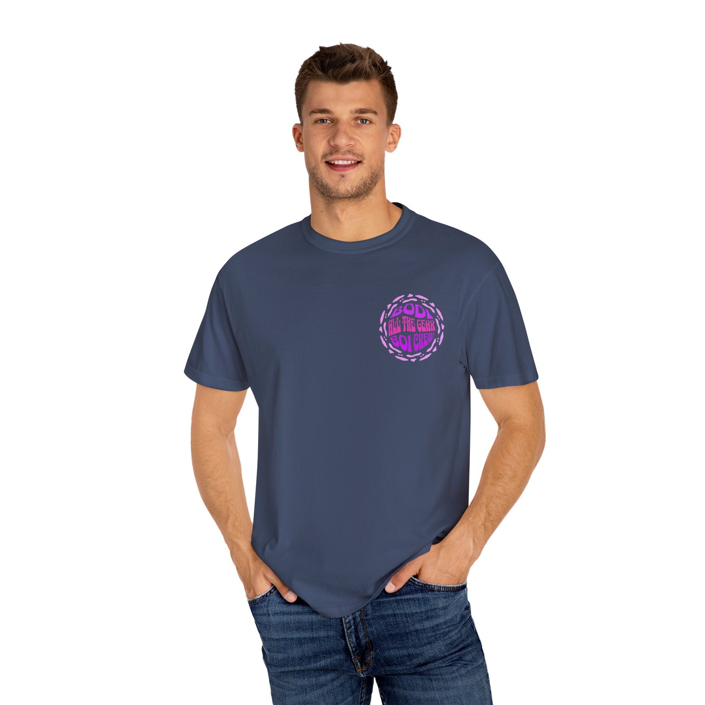 Bold Vibe Unisex Garment-Dyed T-Shirt - Edgy Skate Life Design, Casual Wear, Streetwear, Gift for Skaters, Unique Graphic Tee
