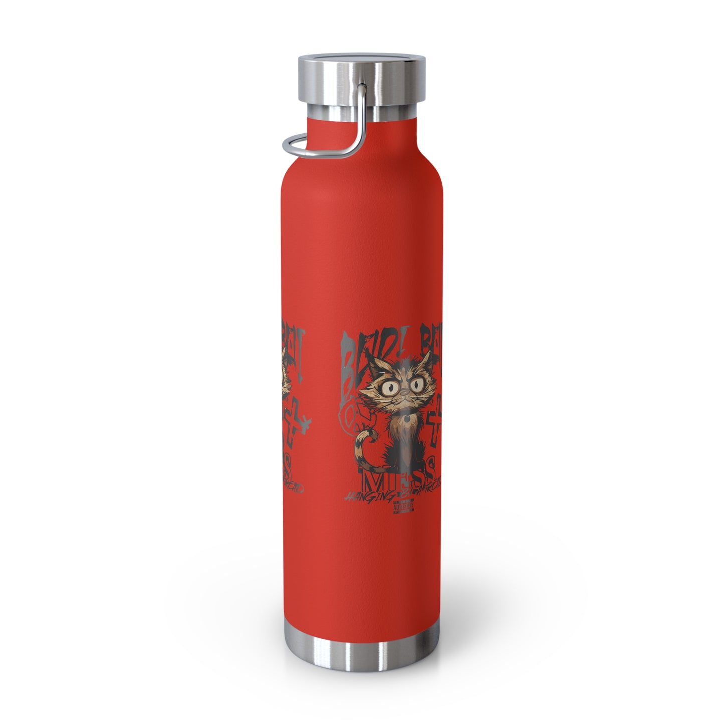 Cute Cat Design Water Bottle, Insulated Copper Flask for Pet Lovers, Fun Gift for Kids, Hydro Bottle for School, Unique Travel Mug, [...]
