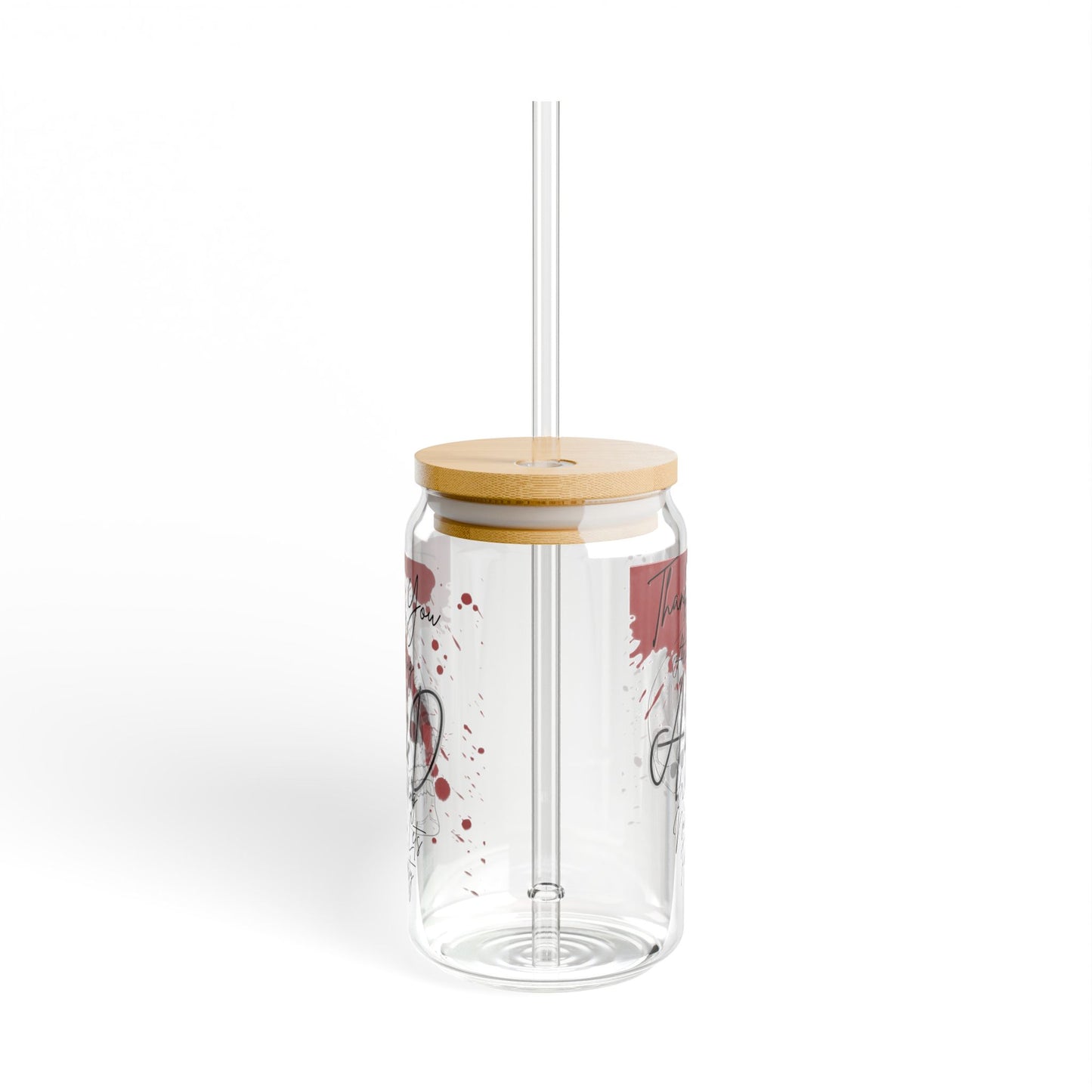 Elegant Sipper Glass, 16oz | Perfect for Parties, Gifts, Home Decor, Unique Drinkware, Thank You Favors