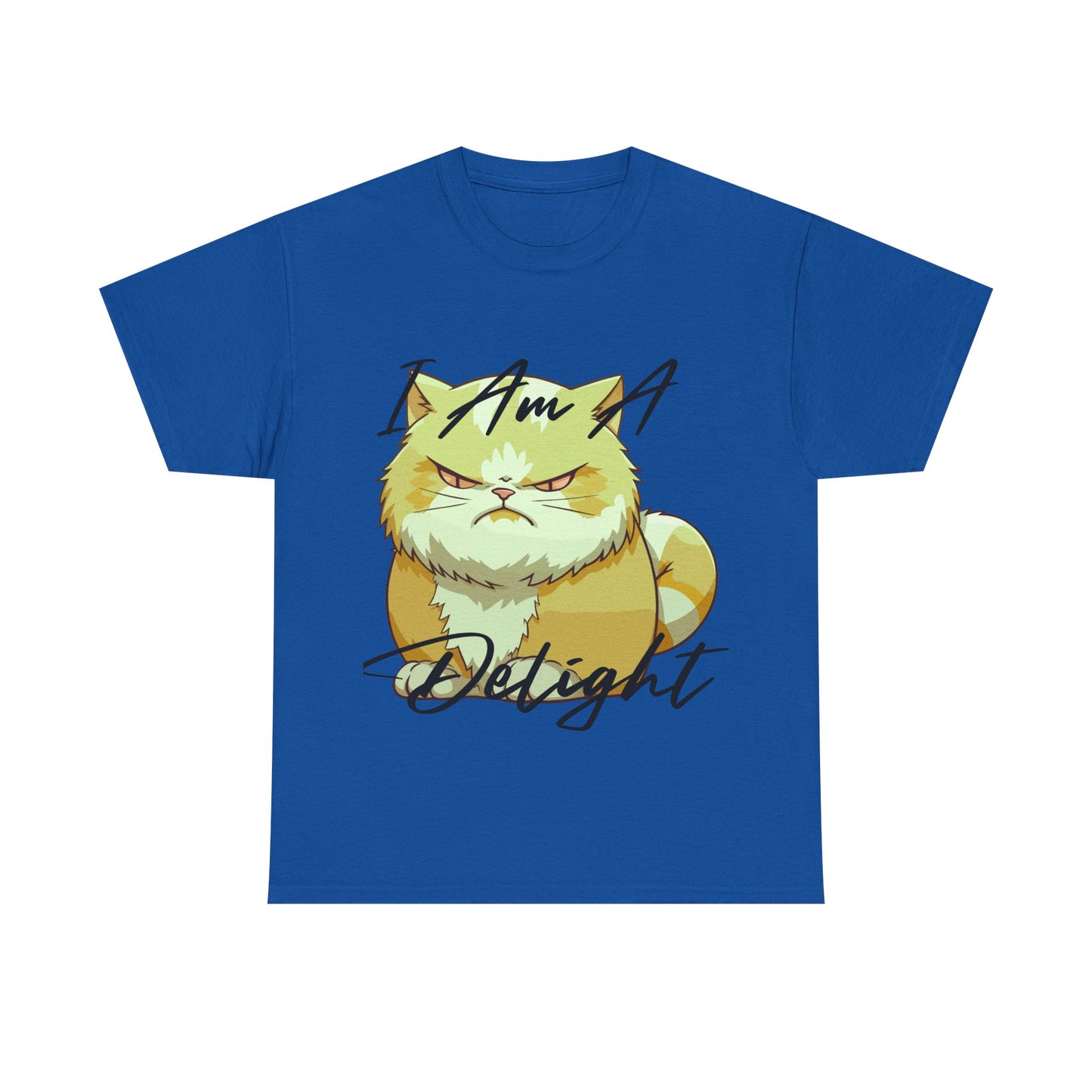 Funny Cat I'm a delight T-Shirt for Animal Lovers, Comfortable Cotton Tee, Gift for Cat Owners, Perfect for Casual Wear, I Am A Delight Tee, Gift [...]