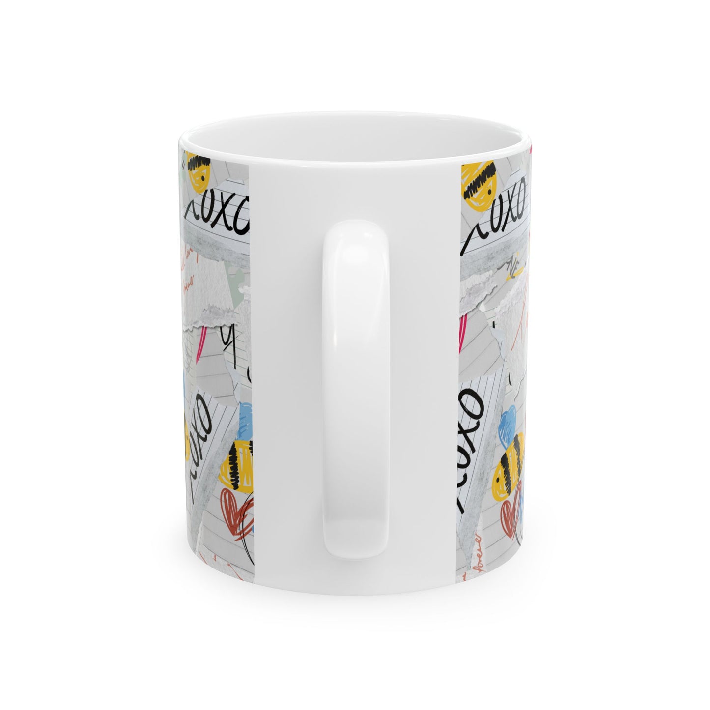 Bee Mine Ceramic Mug | Cute Coffee Cup for Valentine's Day | Gifts for Her, Friends, Bee Lovers, Cute Home Decor, Spring Accessories, Bee
