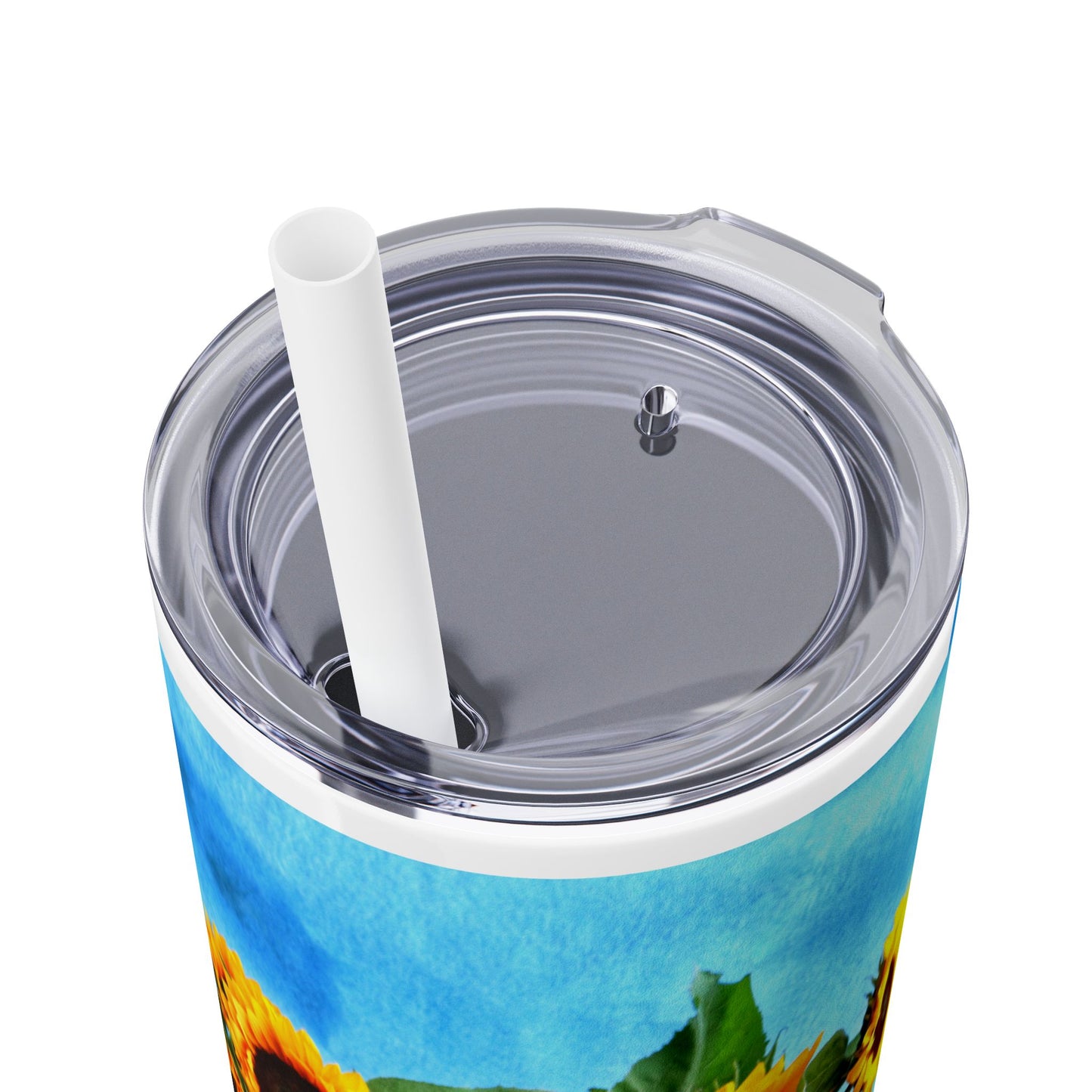 Van Gogh Sunflower Tumbler, 20oz Insulated Skinny Straw Cup, Perfect Gift for Flower Lovers, Summer Parties, Birthdays, Eco-Friendly [...]