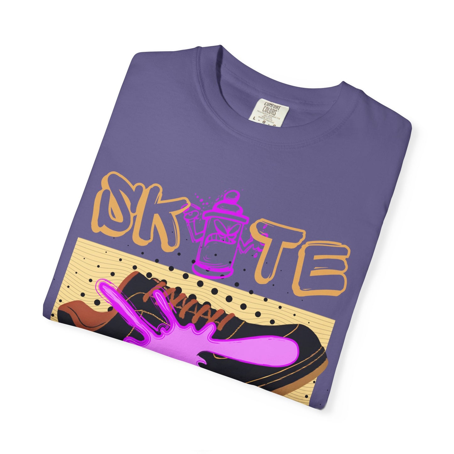 Unisex Skate-Inspired T-Shirt, Streetwear Tee, Graphic Apparel, Casual Wear, Gift for Skaters, Urban Style Shirt