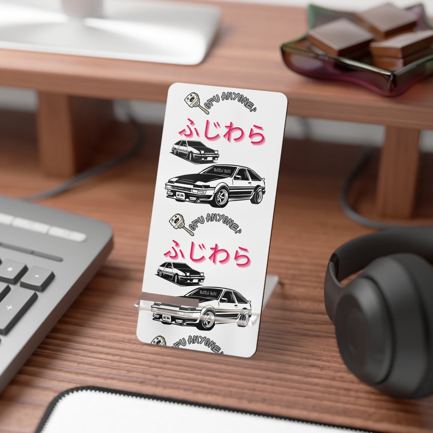 Phone Stand - Car Lover's Desk Accessory, Tech Enthusiasts Gift