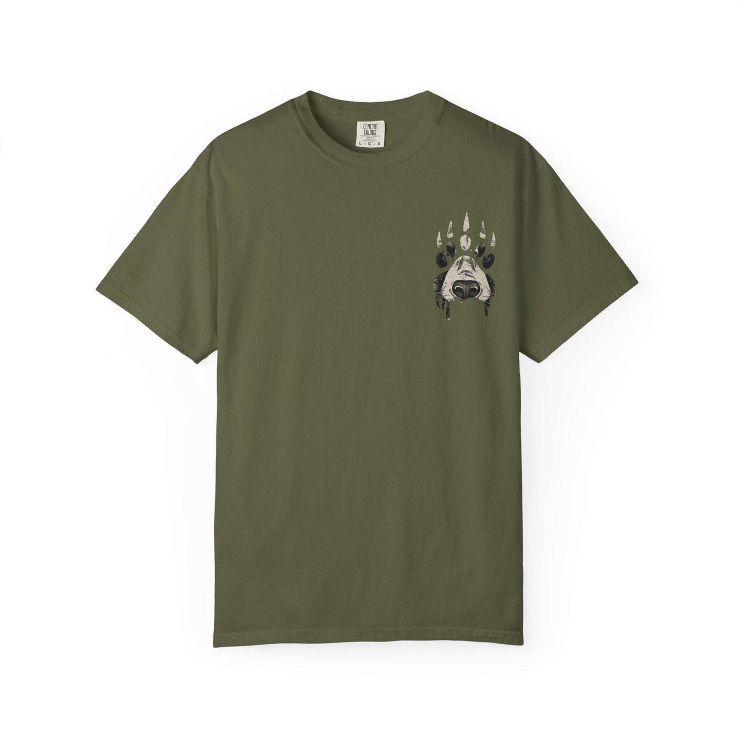 Bear Paw bodi boi Graphic T-Shirt, Unisex Nature Tee, Wildlife Lover Gift, Camping Apparel, Outdoor Adventure Shirt