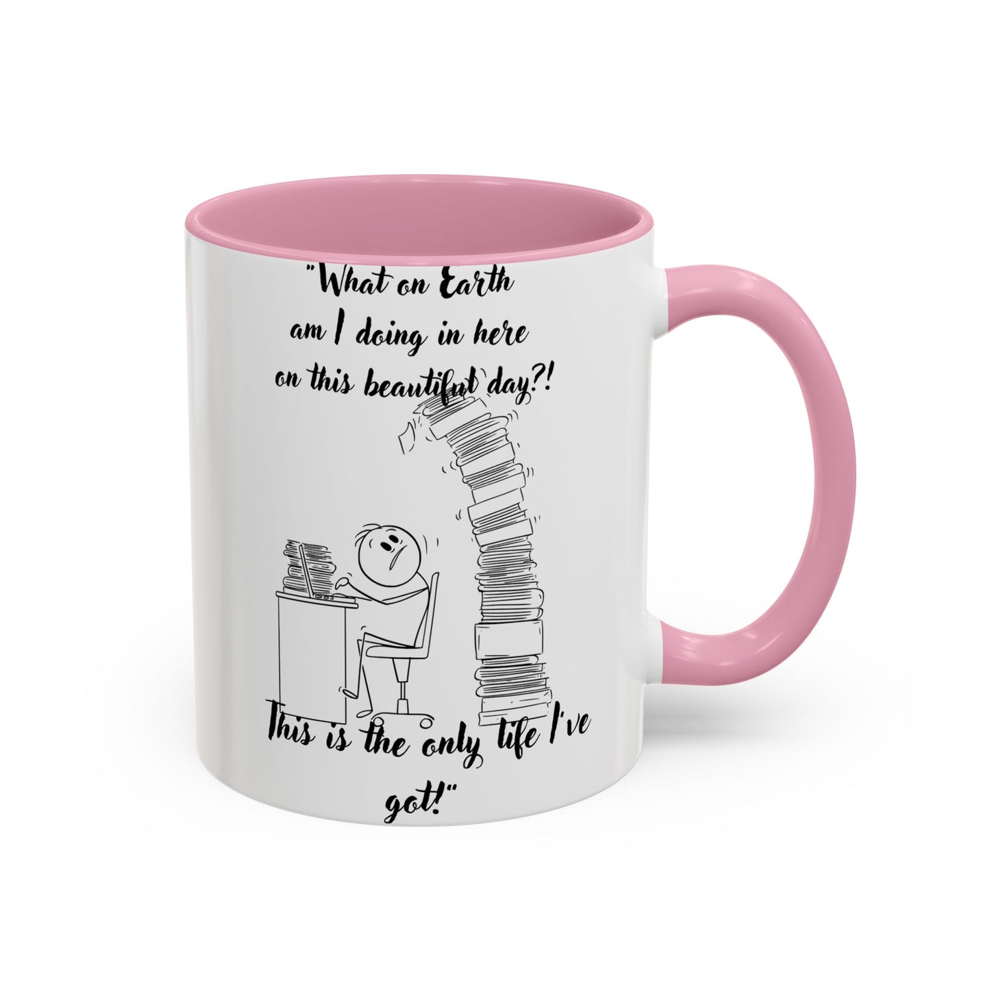 What am I doing here  Coffee Mug - Perfect for Writers, Students, and Book Lovers!
