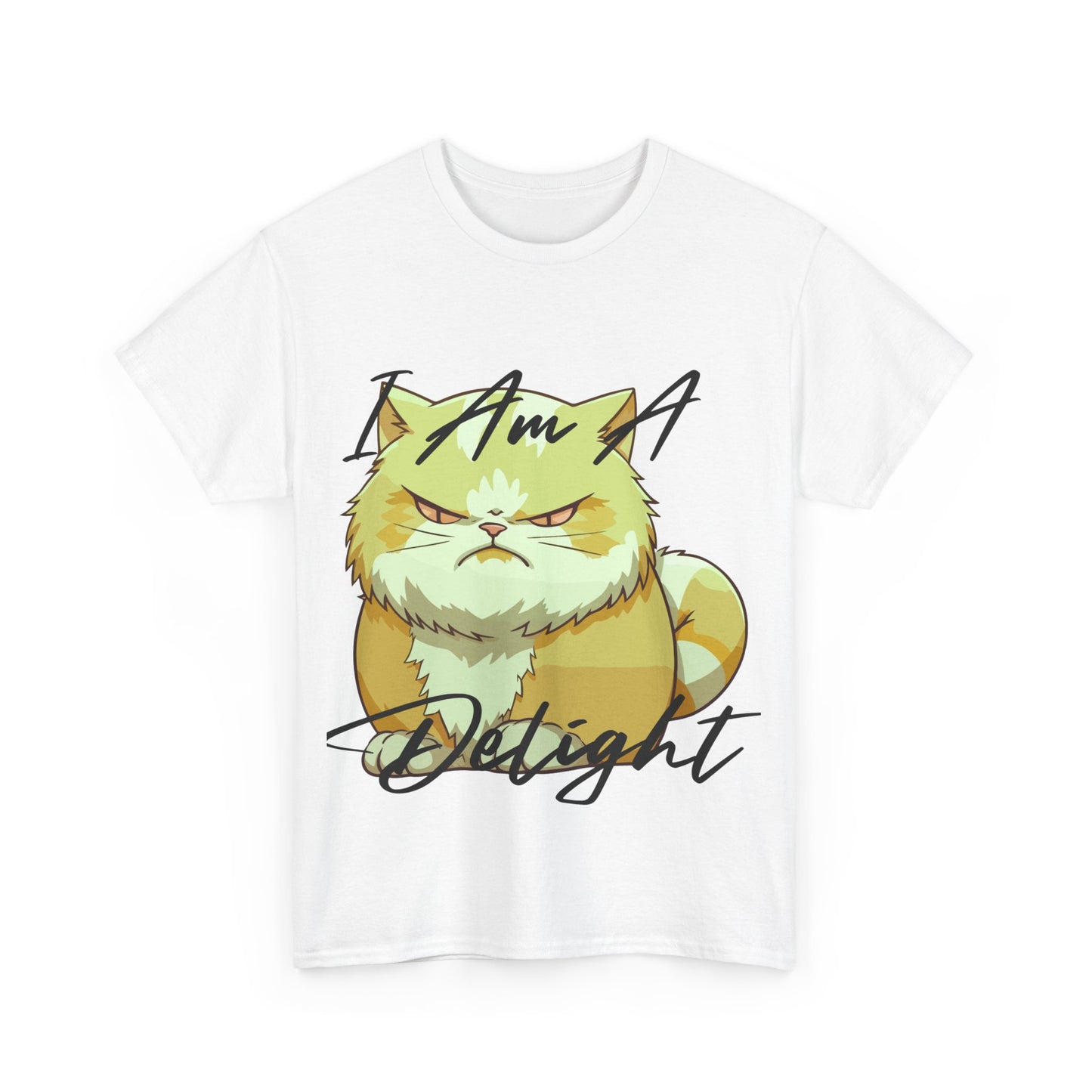Funny Cat I'm a delight T-Shirt for Animal Lovers, Comfortable Cotton Tee, Gift for Cat Owners, Perfect for Casual Wear, I Am A Delight Tee, Gift [...]