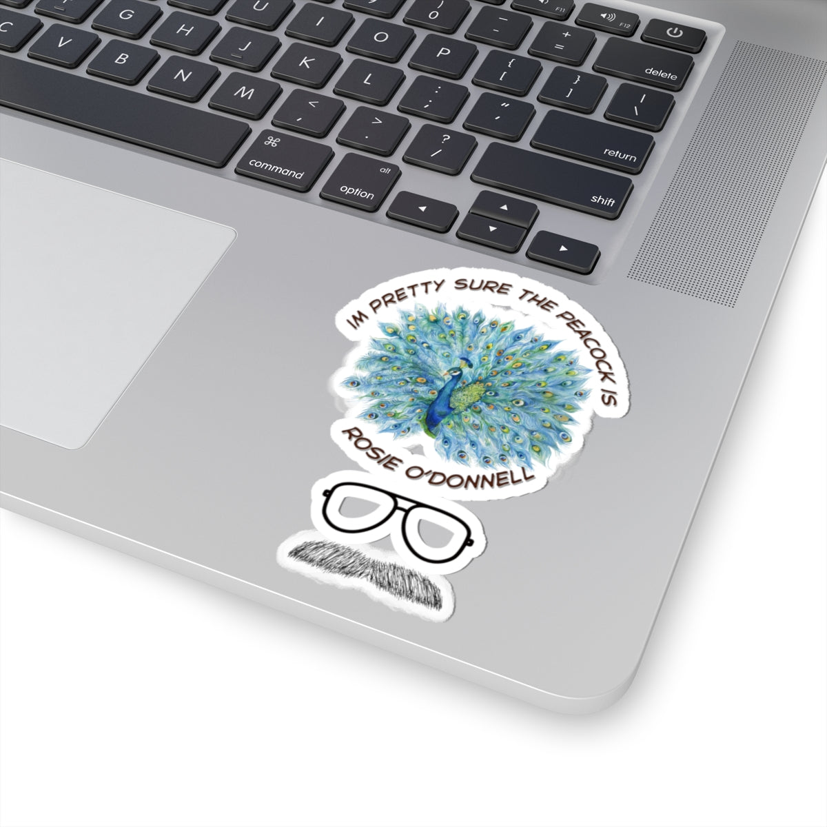 Quirky Kiss-Cut Stickers for Laughter and Fun, Laptop Decor, Gift for Friends, Unique Home Decor, Pop Culture Stickers