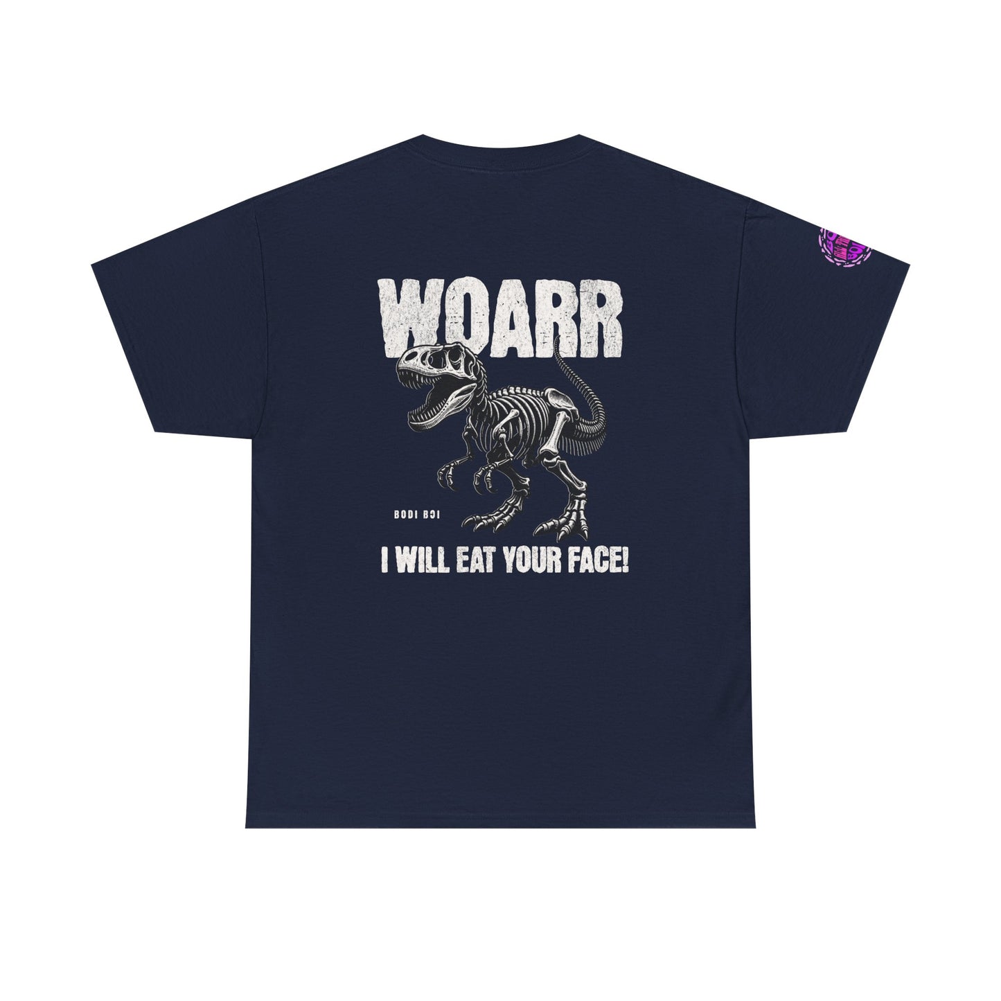 Cool Unisex Heavy Cotton Tee - Dinosaur Graphic Tee, Perfect Gift for Kids and Adults, Funny Tee for Birthdays, Halloween, Casual Wear