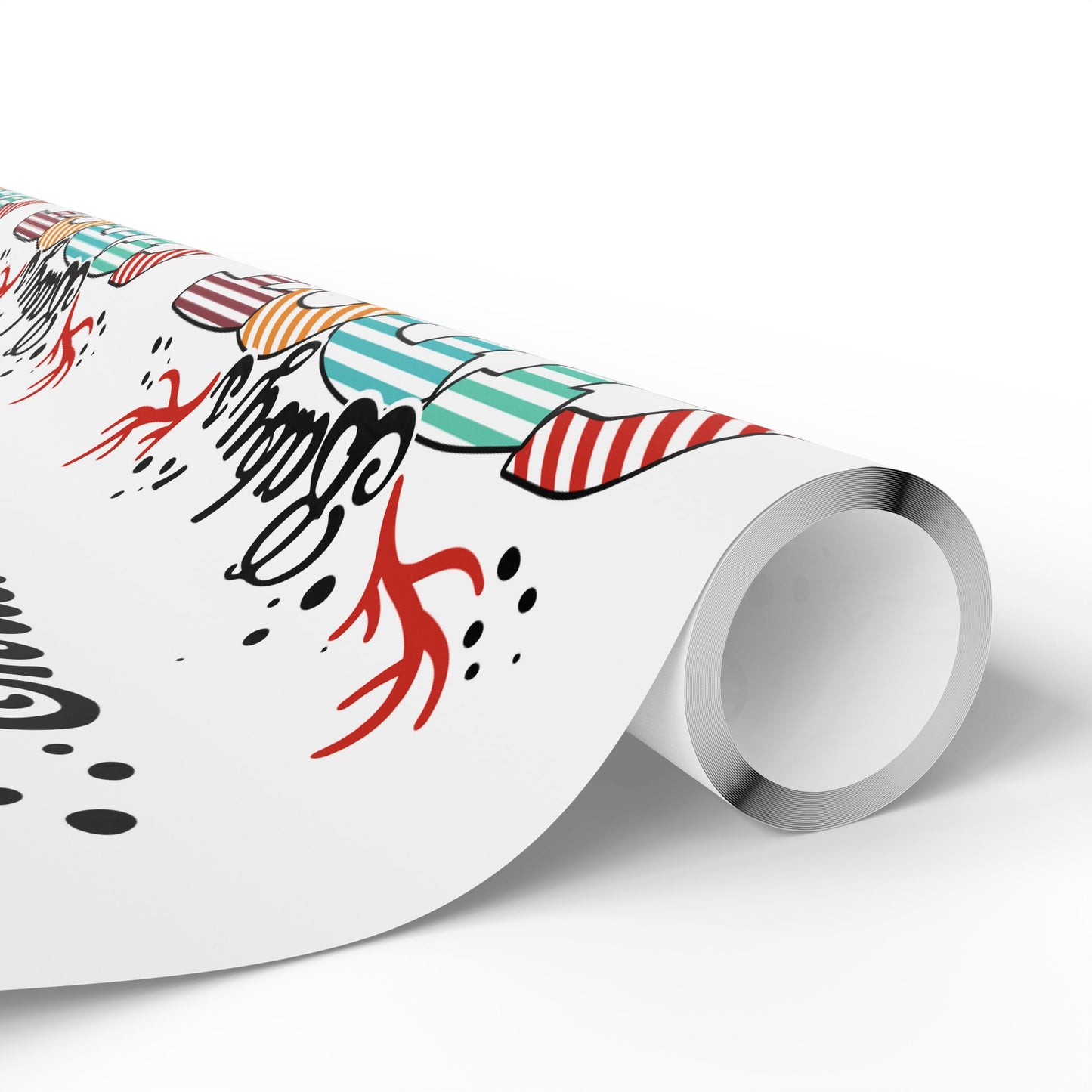 Frist Xmas, Festive Wrapping Paper for Gifts, Christmas, Birthdays, Weddings, Special Occasions