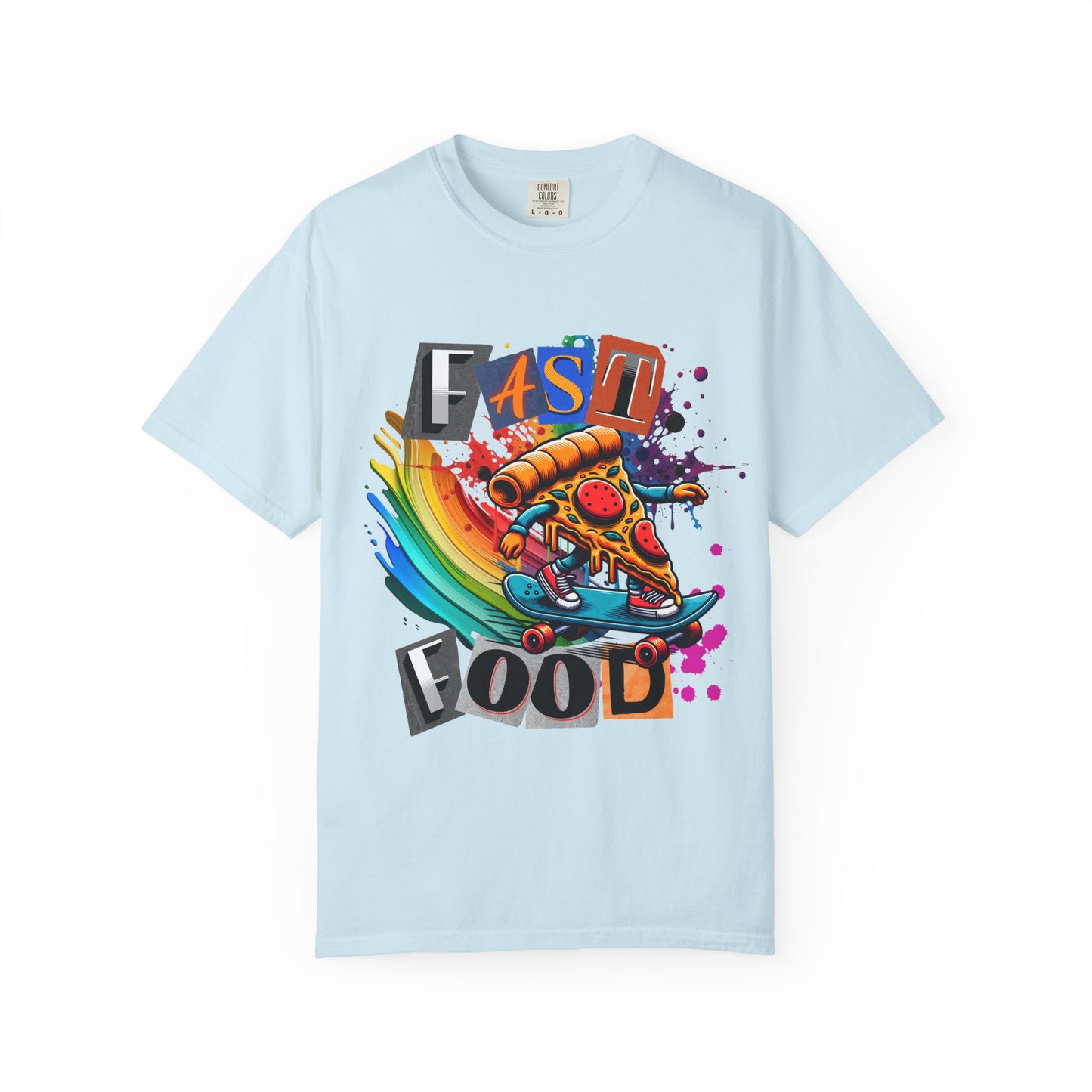 Fast Food Skate Graphic T-Shirt, Unisex T-Shirt, Retro Style Tee, Perfect for Food Lovers, Skate Culture, Casual Wear