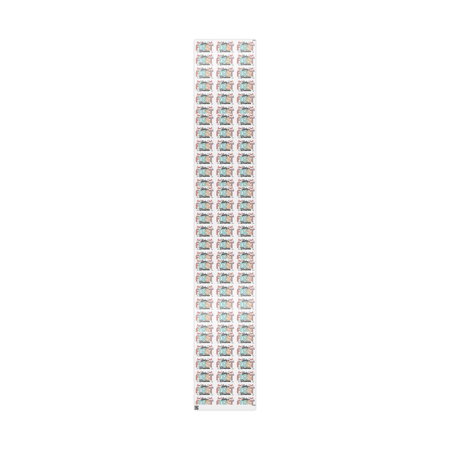 Frist Xmas, Festive Wrapping Paper for Gifts, Christmas, Birthdays, Weddings, Special Occasions