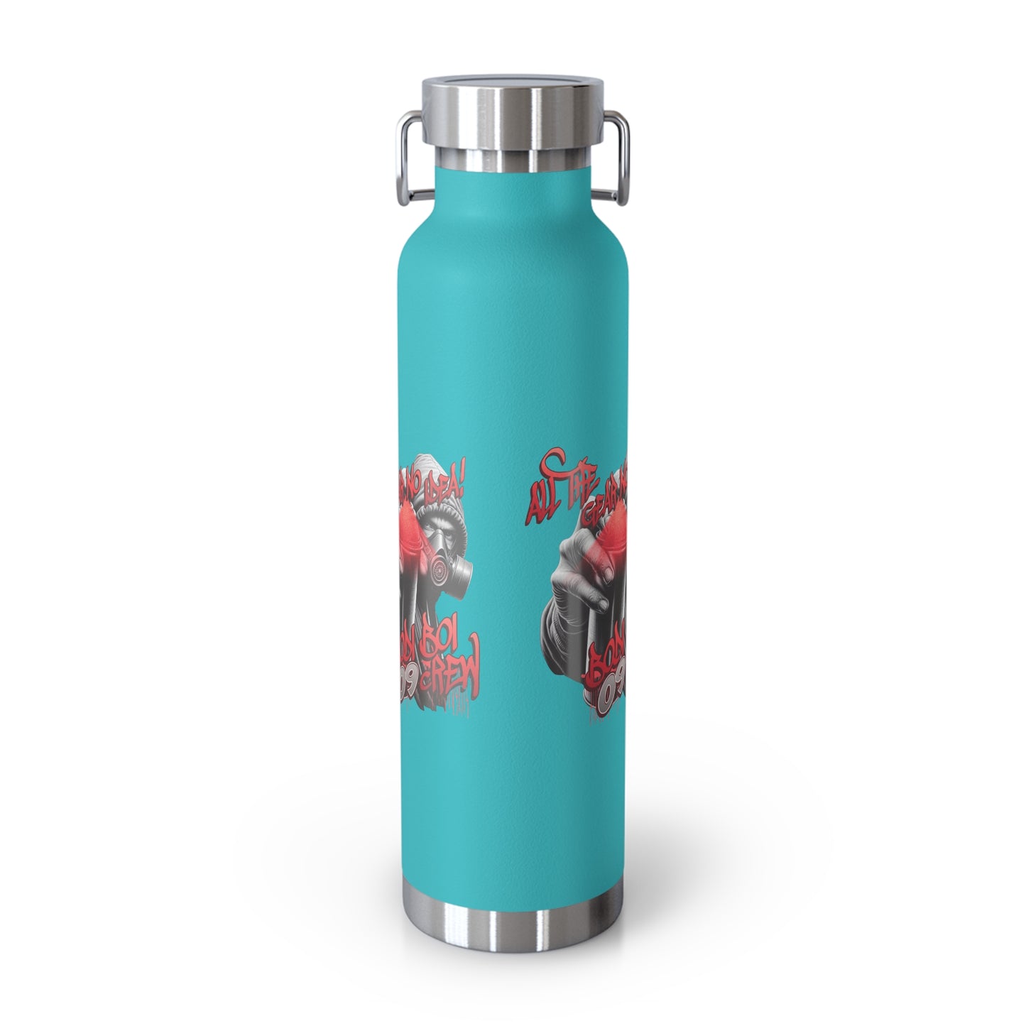Stylish Insulated Water Bottle with Motivational Design, 22oz, Fitness Hydration, Gym Gear, Eco-Friendly Gift, Inspirational Water Bottle